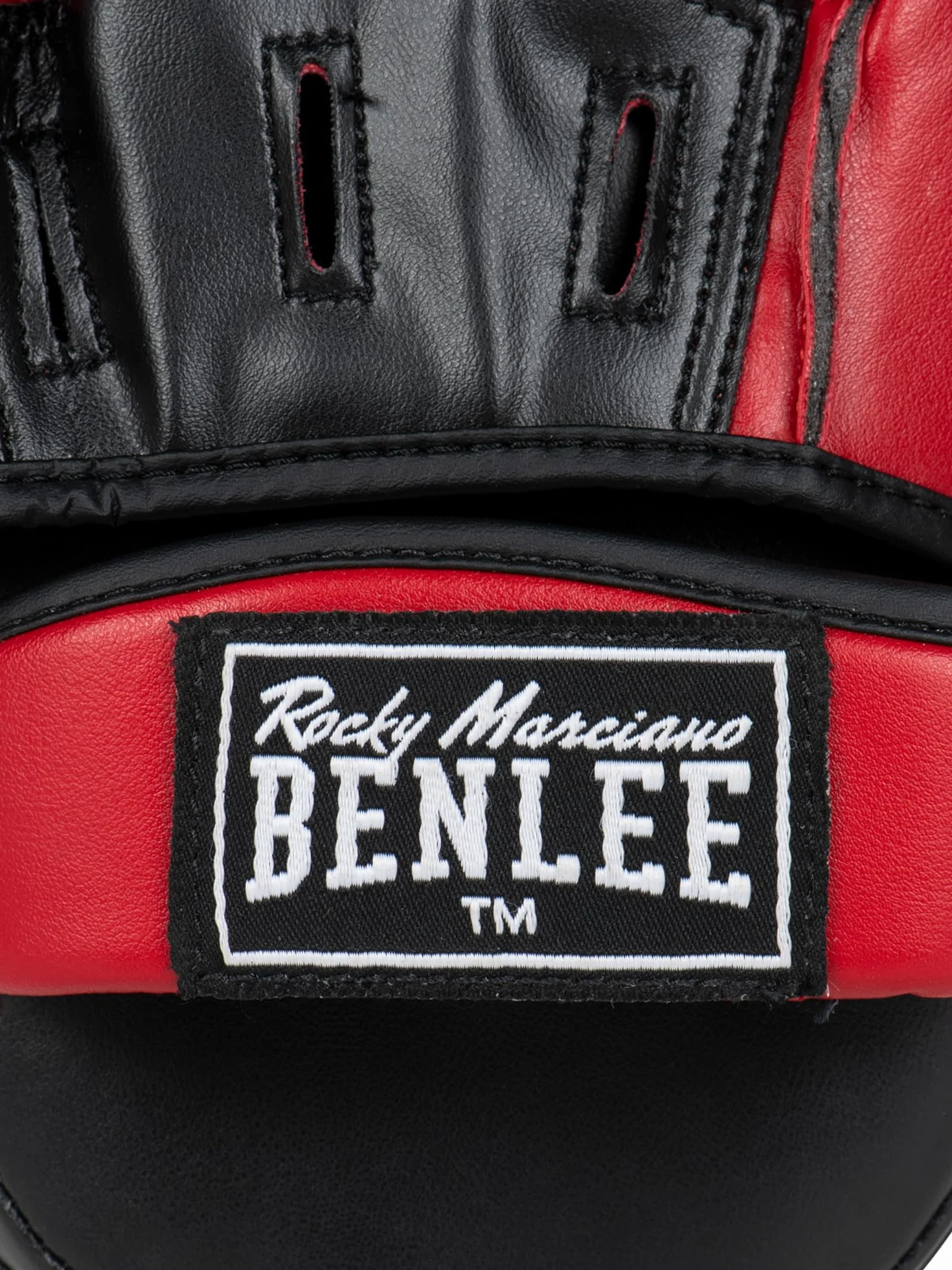 BenLee Punch Mittens Faux Leather Dewey One Size Black/Red