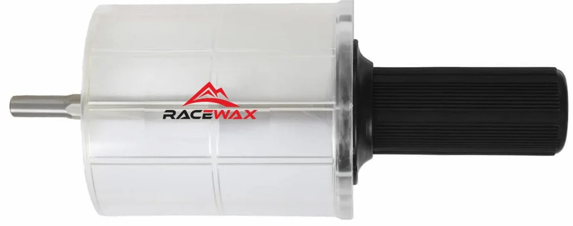 RaceWax Roto Lot de brosses en nylon crin de cheval cuivre brosse rotative 100mm SpeedStick
