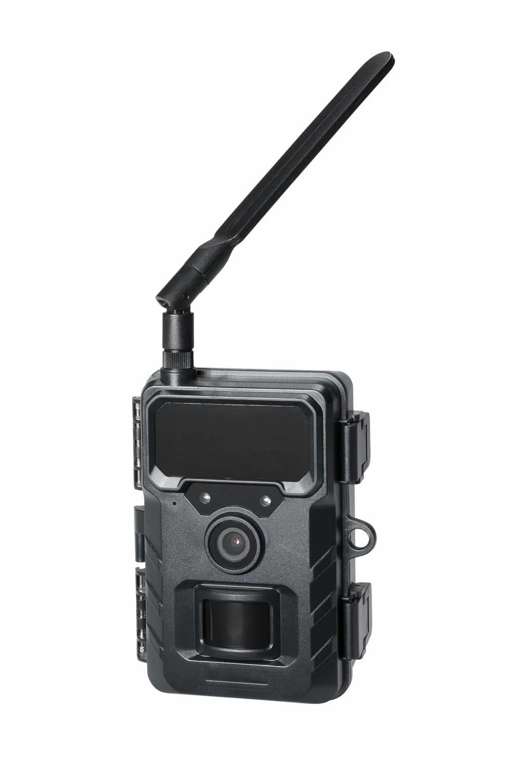 NUM'AXES Piège Photographique Cellulaire PIE1150 4G avec Carte SIM Fournie Caméra de Sécurité Extérieure Résolution Vidéo Full HD 1080P/2K Flash Infrarouge Invisible 20m