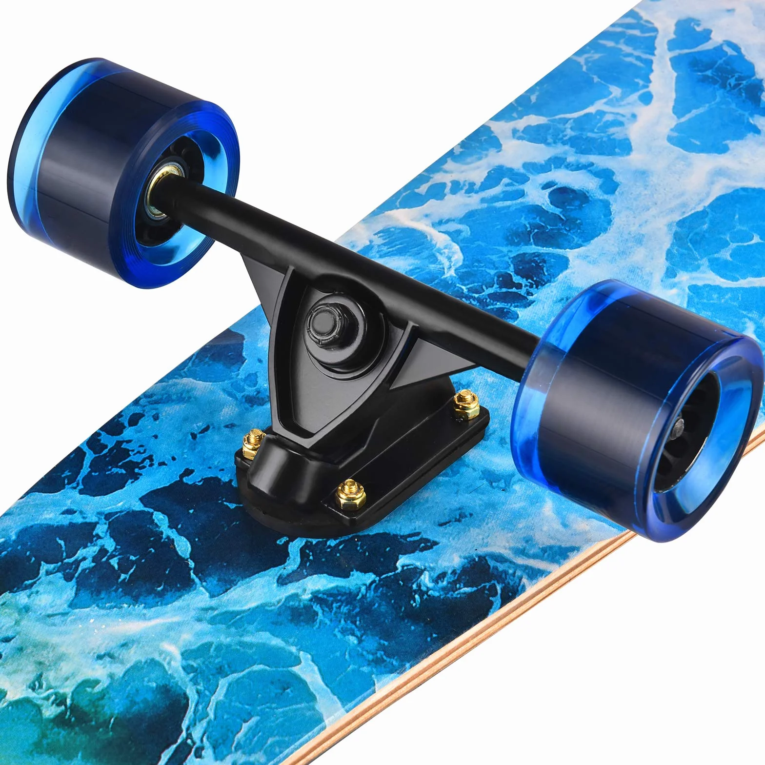 Longboard Skateboard Complet 106,7 cm Érable Croisière Free-Style Descente