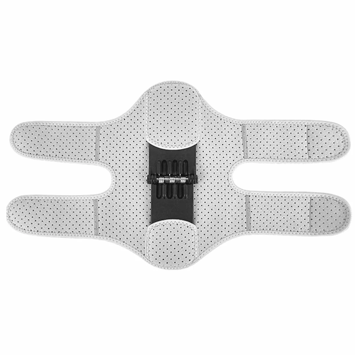 Genouillères Jambières Protection du genou Booster Coussin stabilisateur respirant pour randonneurs (gris)