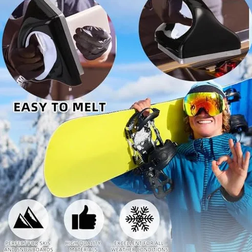 Fer à cire pour snowboard et ski – Fer à cire commercial à température réglable avec plaque de base épaisse pour protéger les planches