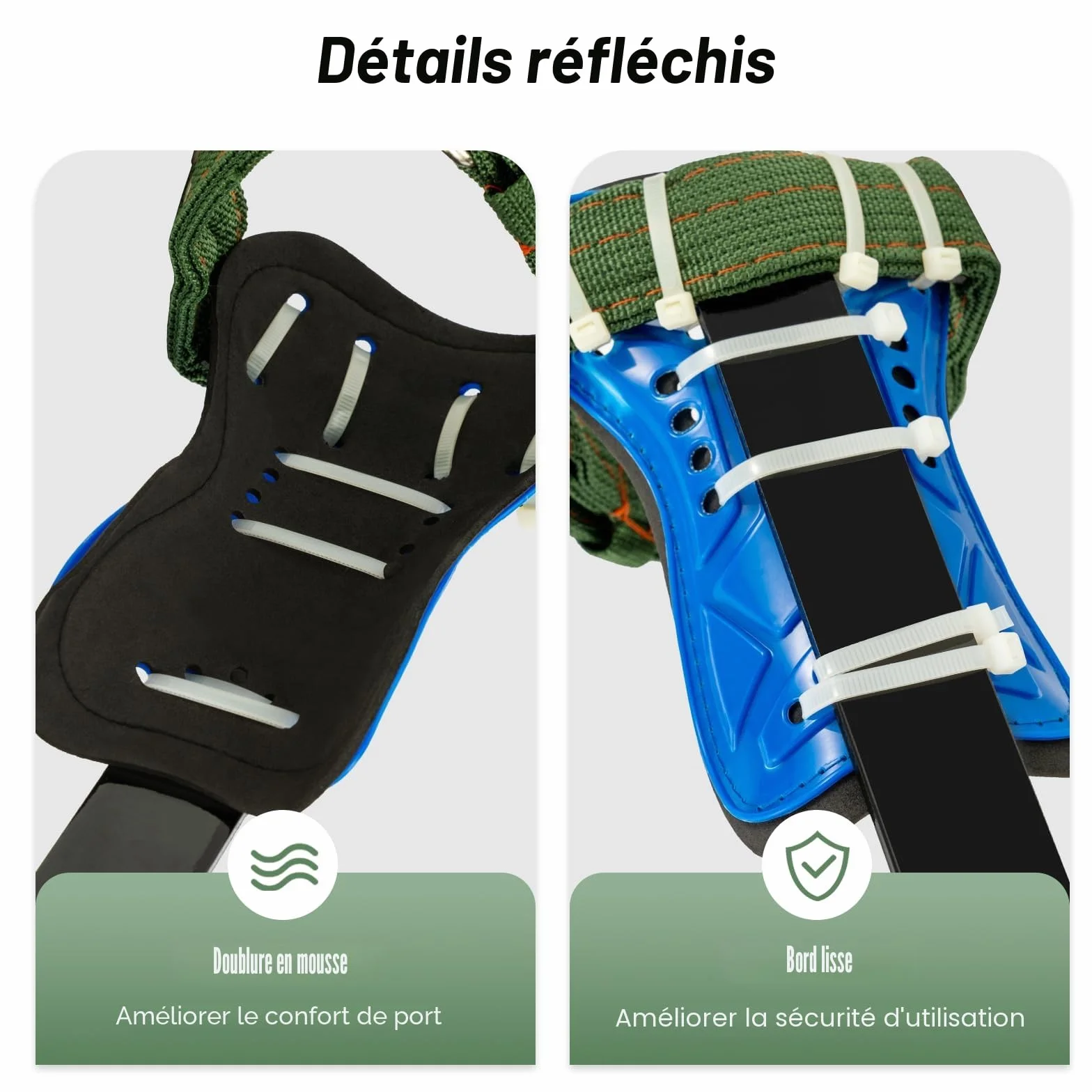 Crampons pour escalade d'arbres, équipement d'alpinisme, aide au sauvetage