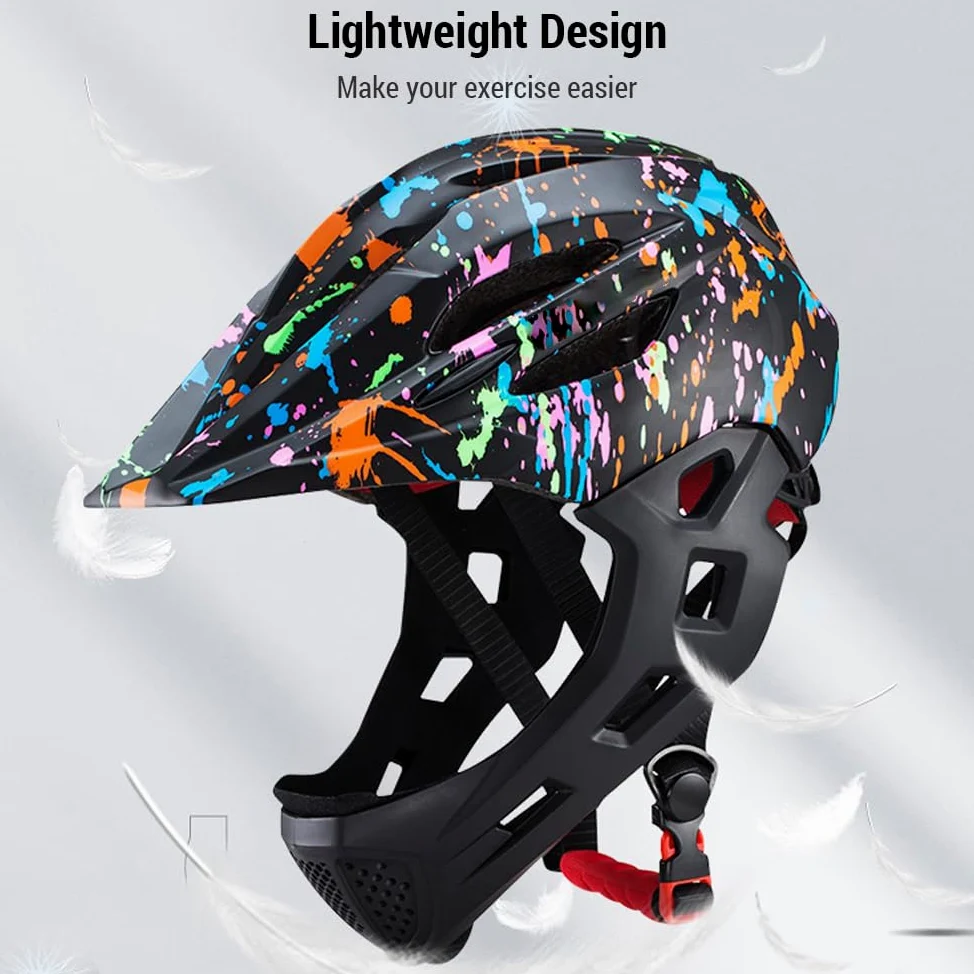 Casque de vélo réglable et respirant pour enfants avec lumière LED