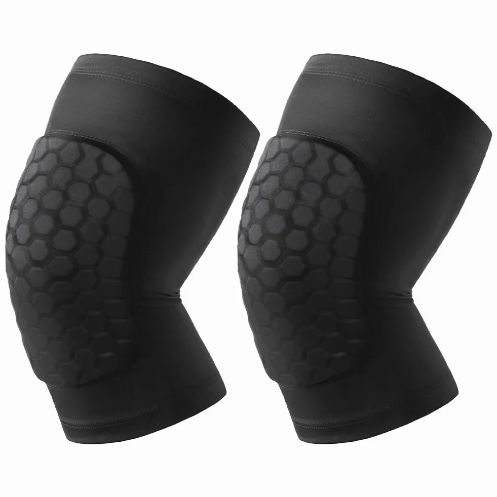 Genouillère de Sport Cellulaire Anticollion Nid d'abeille 2 Unités pour Volleyball Football Basket Danse
