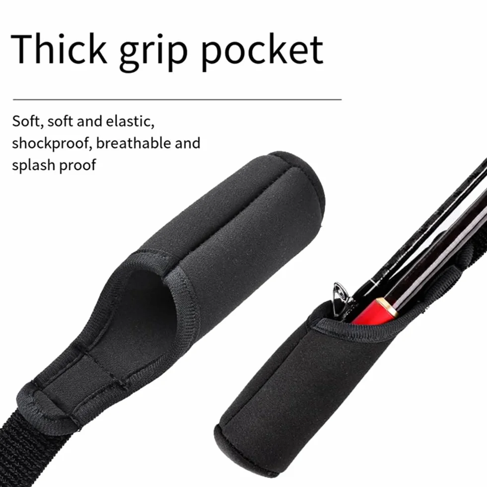 Housses de canne à pêche Ceinture porte-canne 59 cm–130 cm Protection réglable