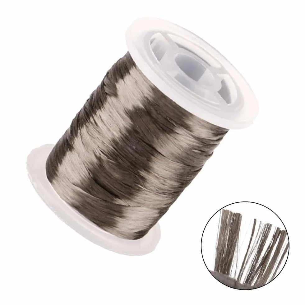 Fil de construction en fibre de carbone 5 m avec anneau de guidage pour canne à pêche