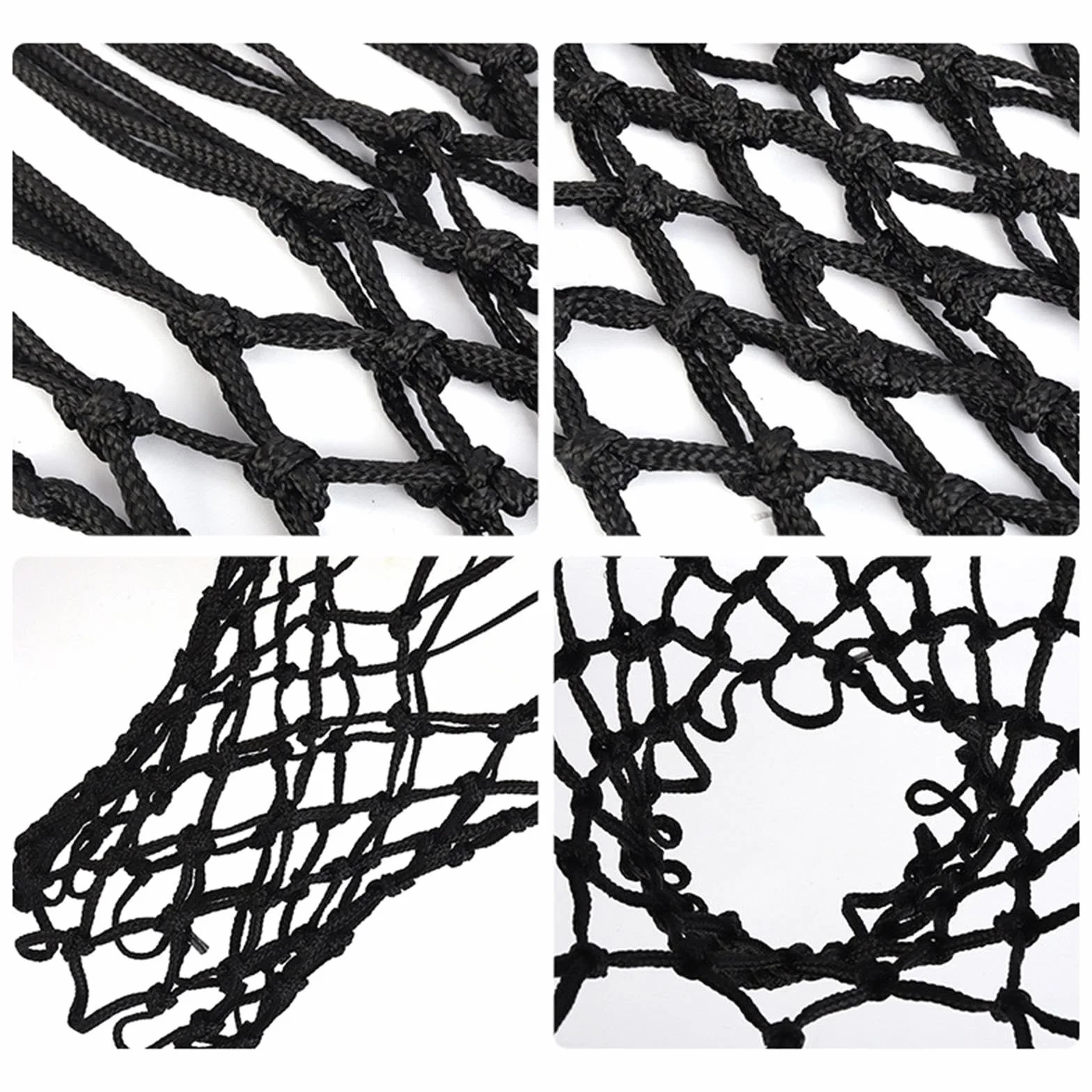 Filet de Basket-Ball en Polyester de Remplacement Professionnel pour Entraînement Scolaire