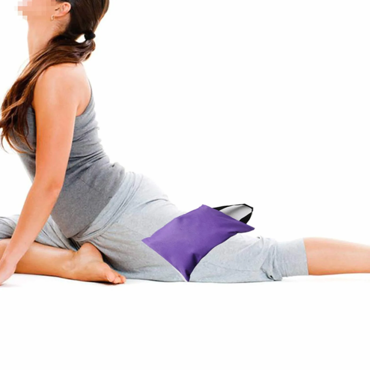 Sac de sable pliable rempli de yoga avec poignée unique pour poids et entraînement de résistance