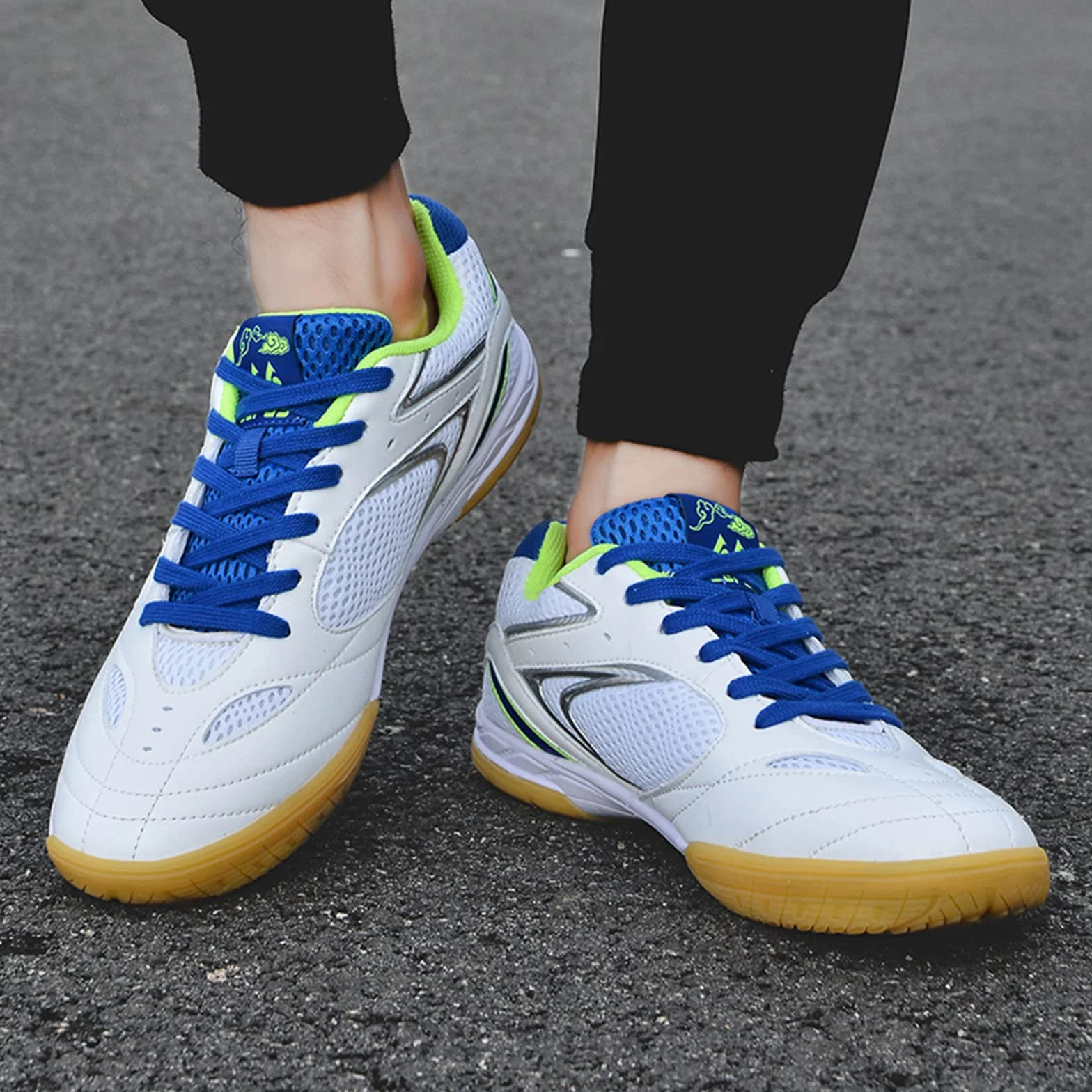 Chaussures de tennis de table homme femme légères badminton baskets intérieur respirantes