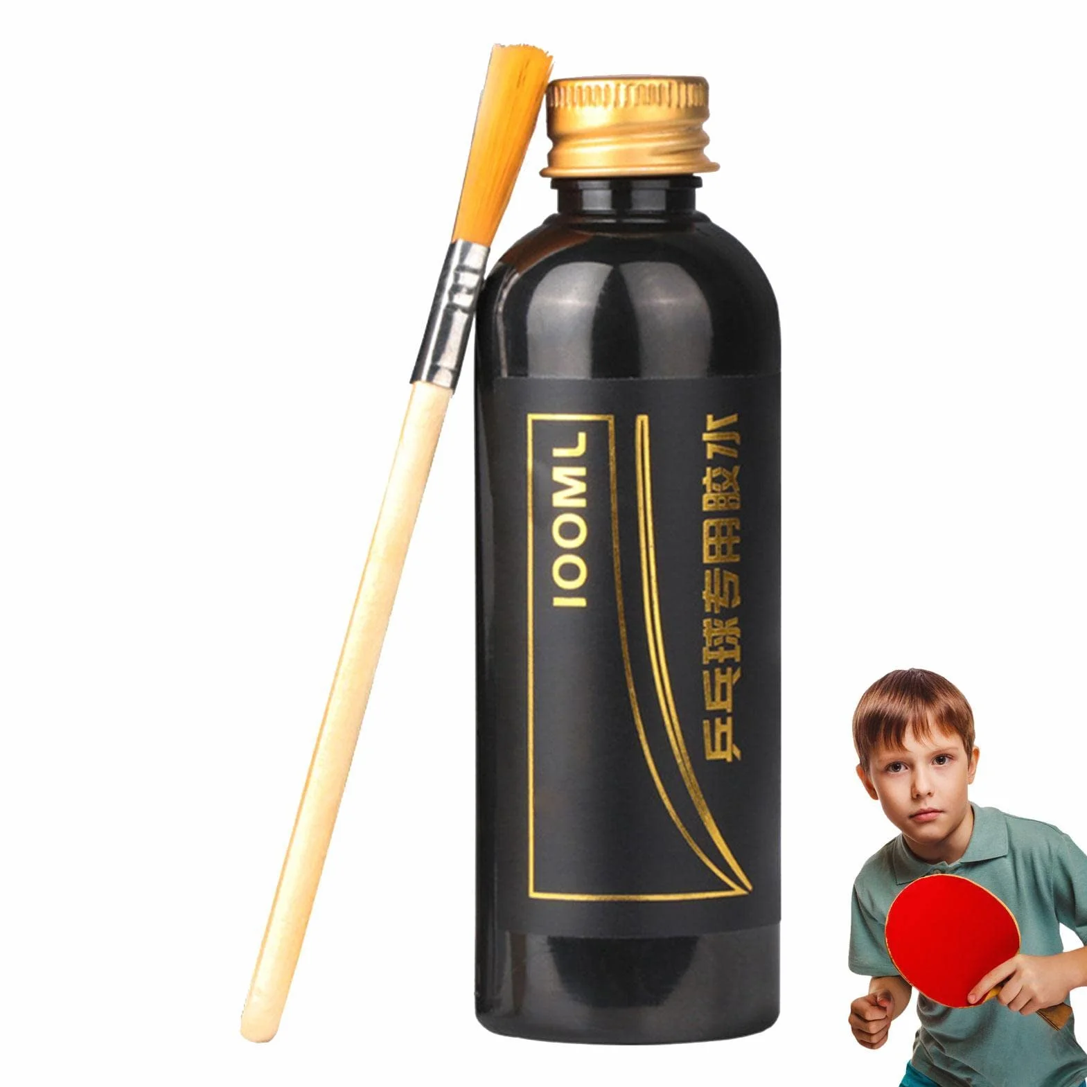 Colle PingPang pour table 100 ml Speed Liquid Super avec pinceau spécial caoutchouc raquette pingpong