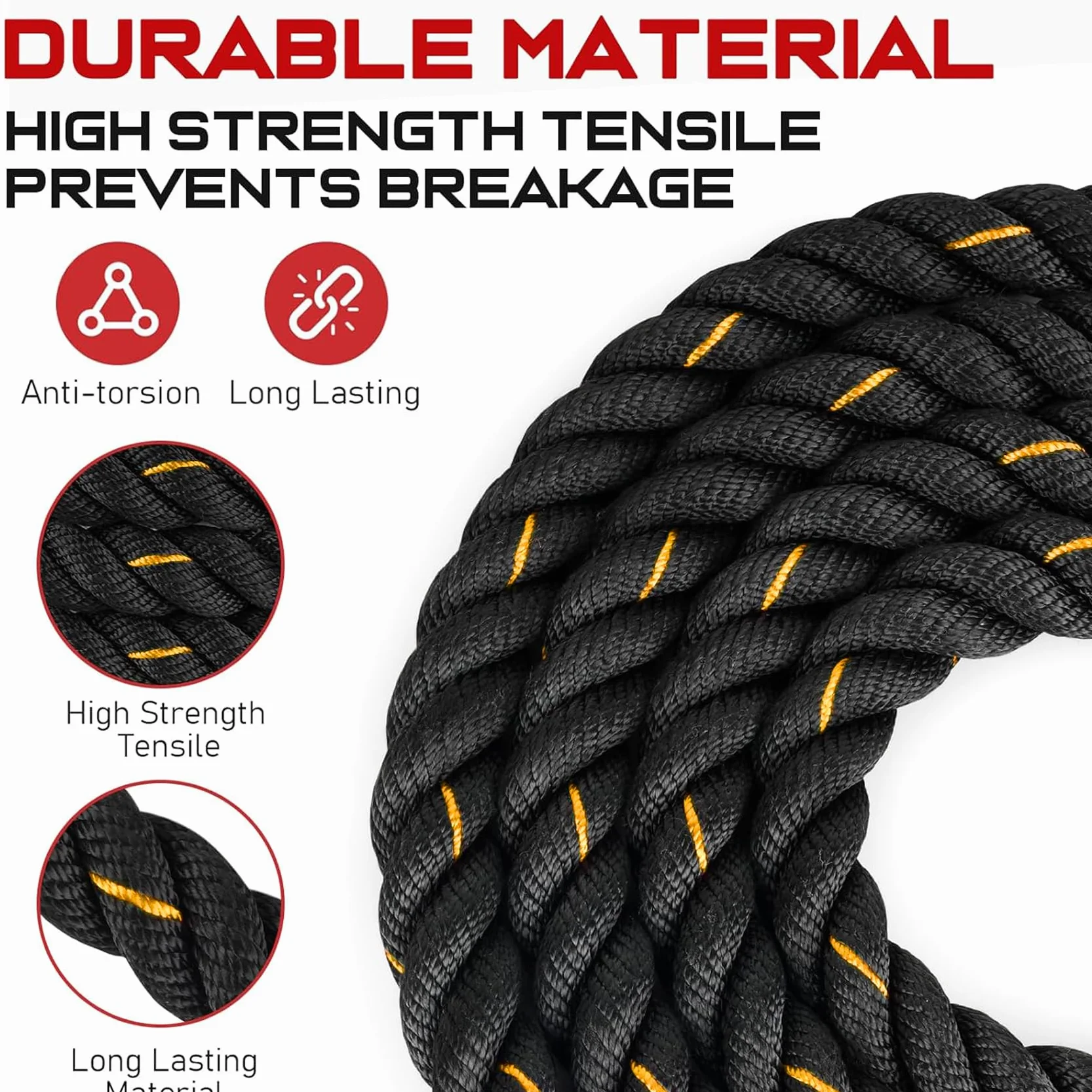 Corde à Sauter de Boxe Lestée pour Adultes Homme Femme