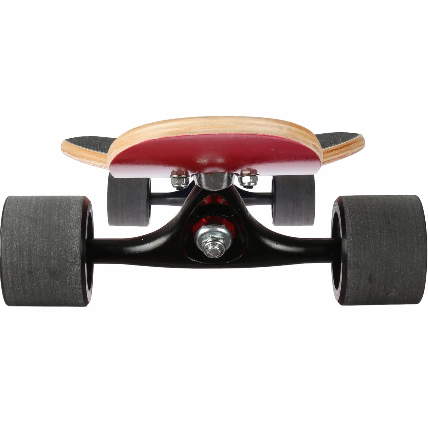 FunTomia Longboard 2 niveaux flexibles Skateboard Drop Through Cruiser Roulement à billes Mach1 Speed Outil en T