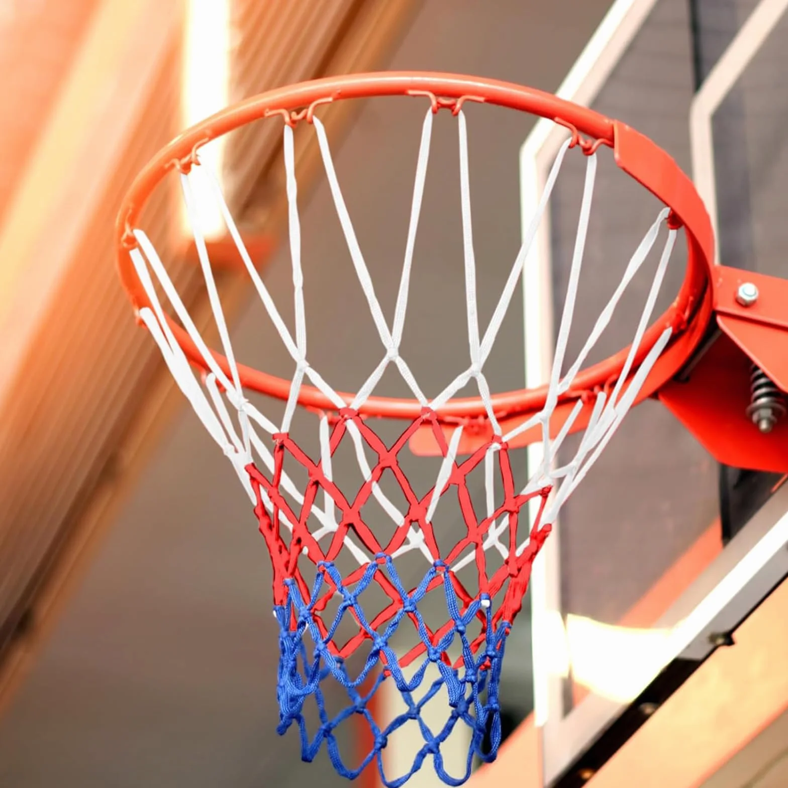 KASURE Filets de Basketball 5 pièces 12 Boucles Nylon résistant intérieur extérieur