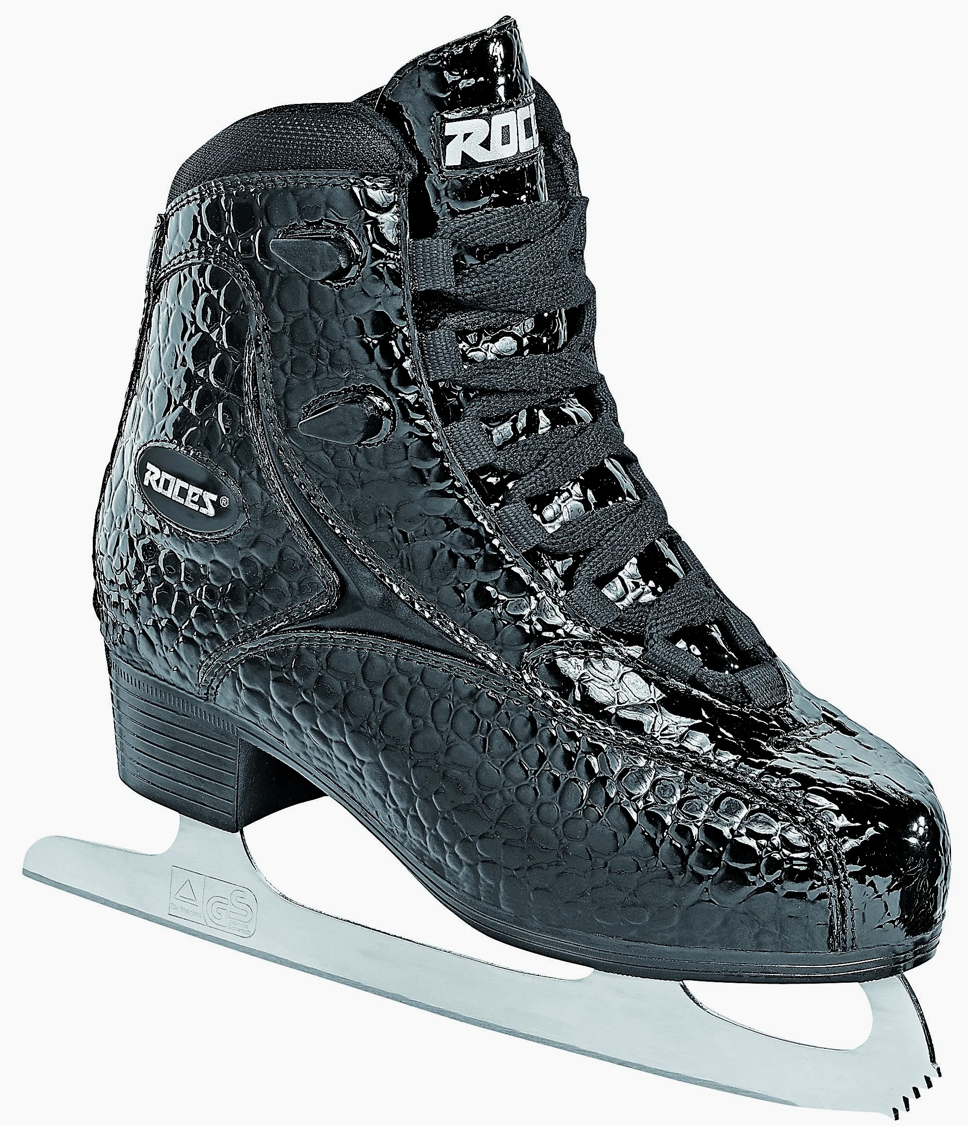 Roces Patins à Glace Rfg Glamour Alligator pour Femme Noir