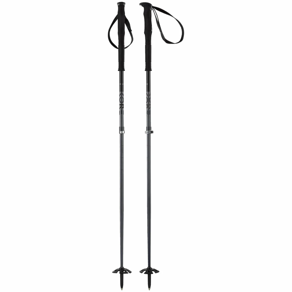 HEAD Bâtons de Ski KORE Free Tour Skistöcke Unisexe-Adulte, Noir/Anthracite, Taille Unique