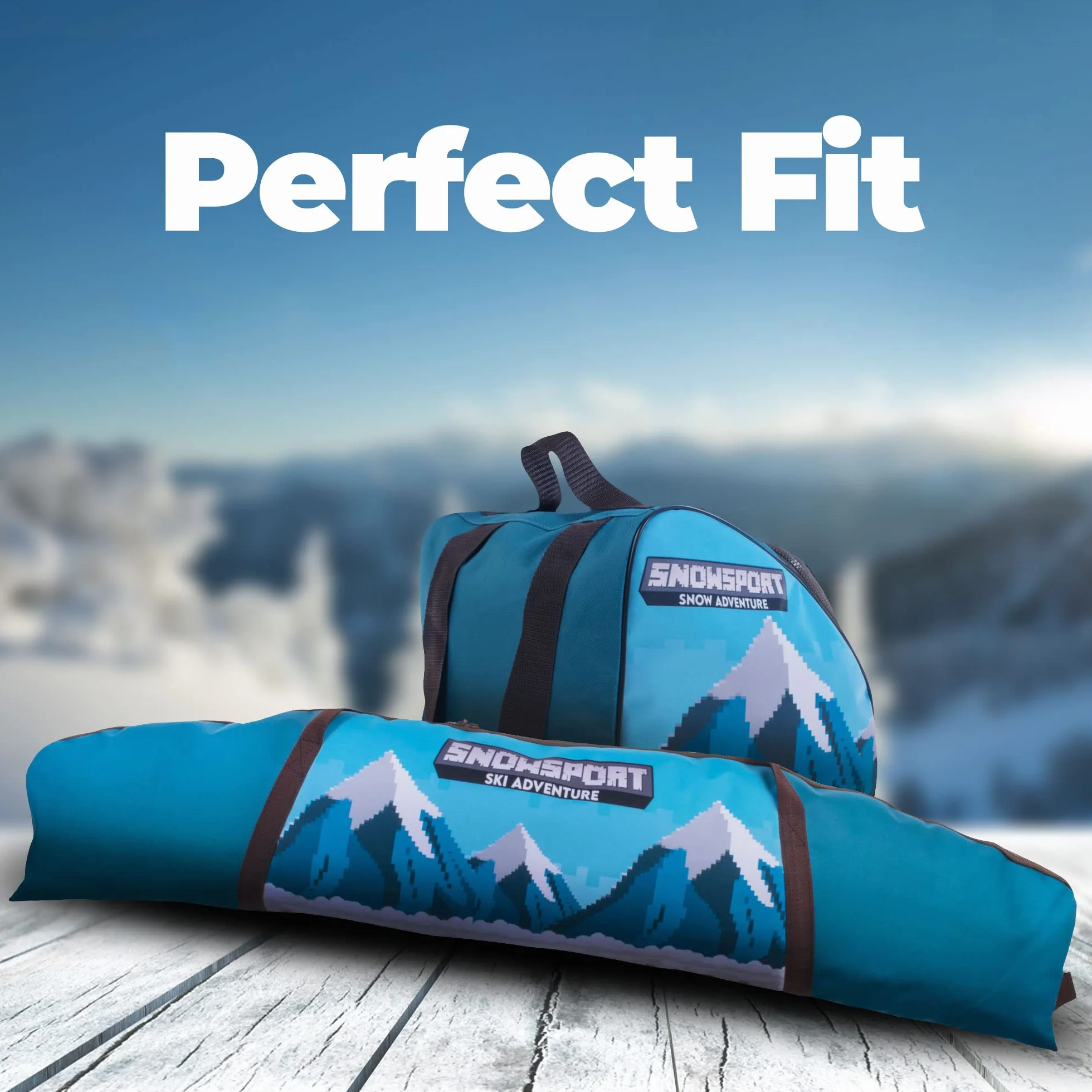 SnowCraft Sac de ski enfant 6 en 1