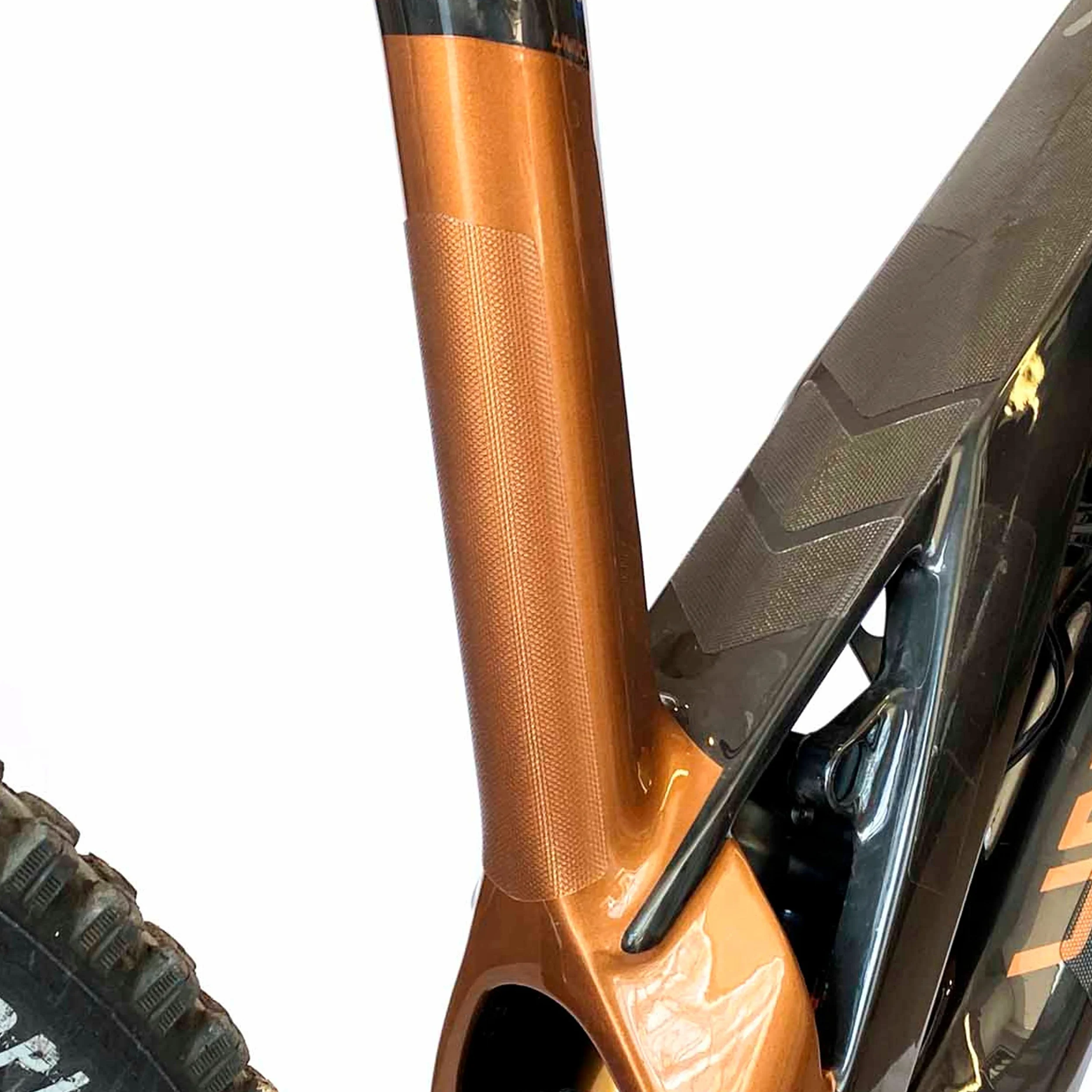 All Mountain Style Protection Cadre VTT électrique | Film adhésif Transparent pour protéger Votre vélo des Rayures et des Chocs