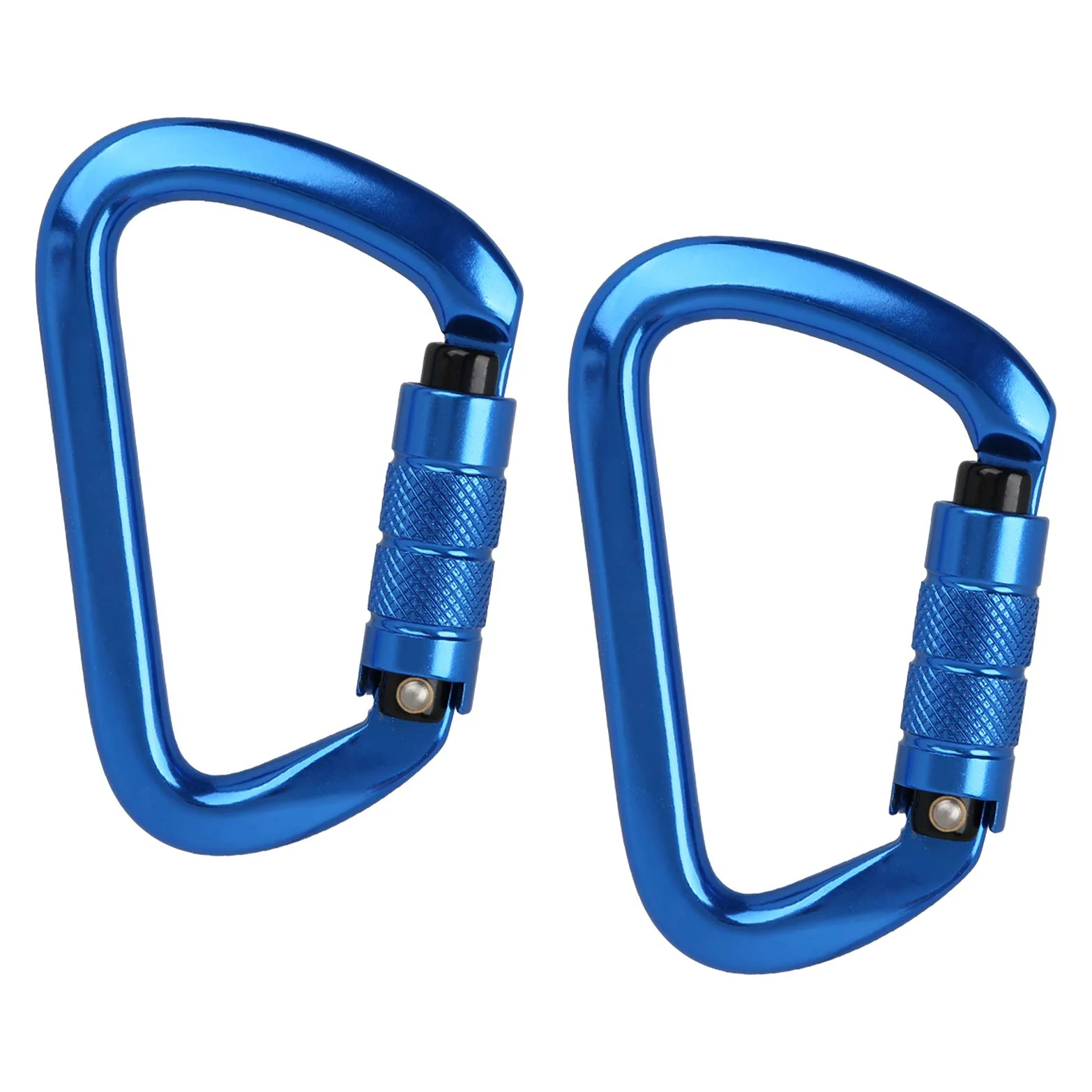 ArinkO Mousquetons à Ressort en Alliage d'aluminium : mousquetons Polyvalents pour Le Camping et la randonnée – Lot de 2, Couleurs Assorties