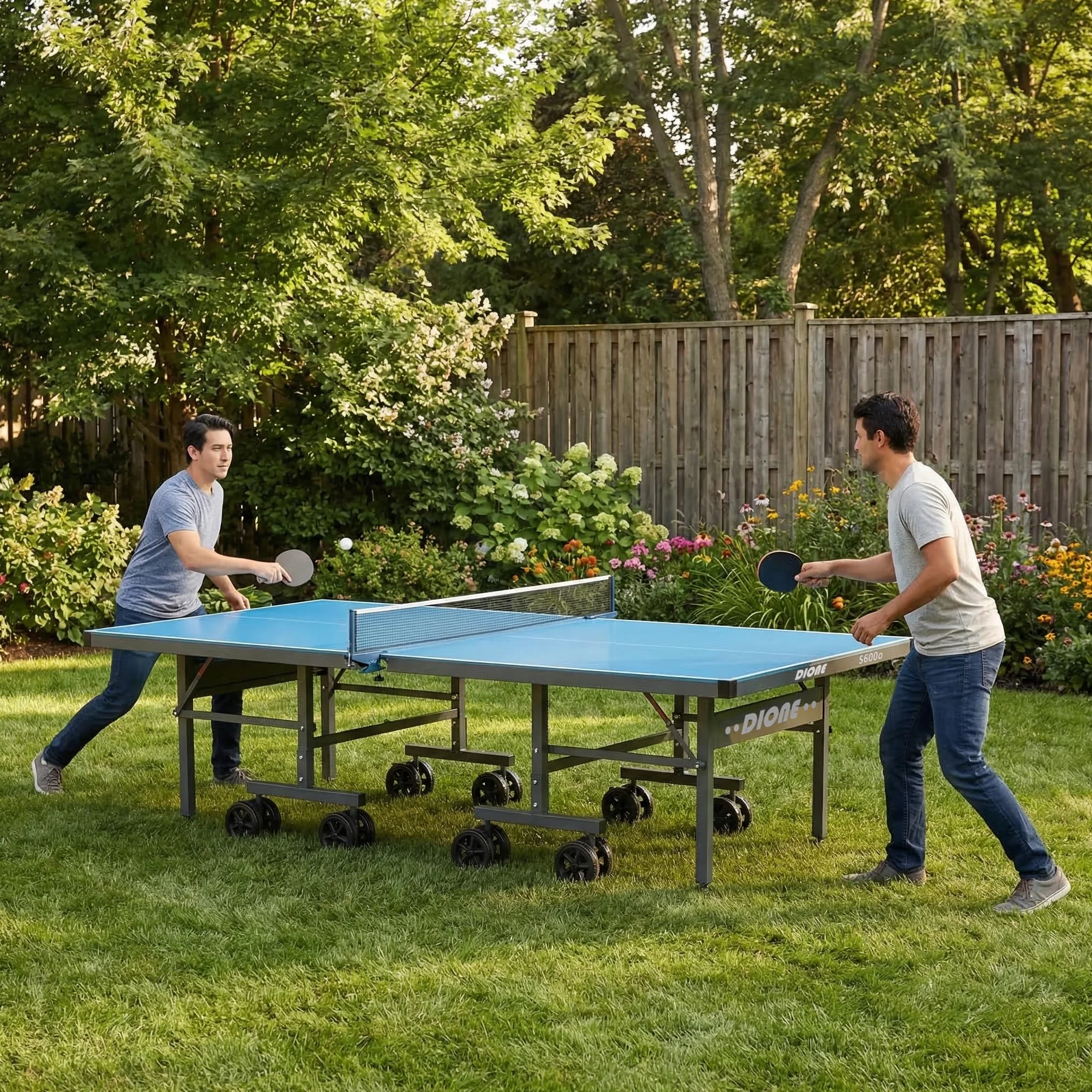 Dione S600o Stół Do Ping Ponga 274x152cm Outdoor 6mm Składany