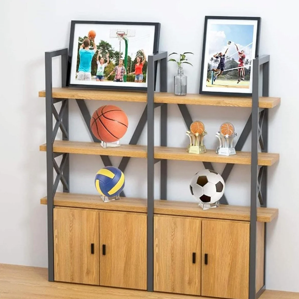 Support de Ballon de Football Universel Acrylique pour École Maison