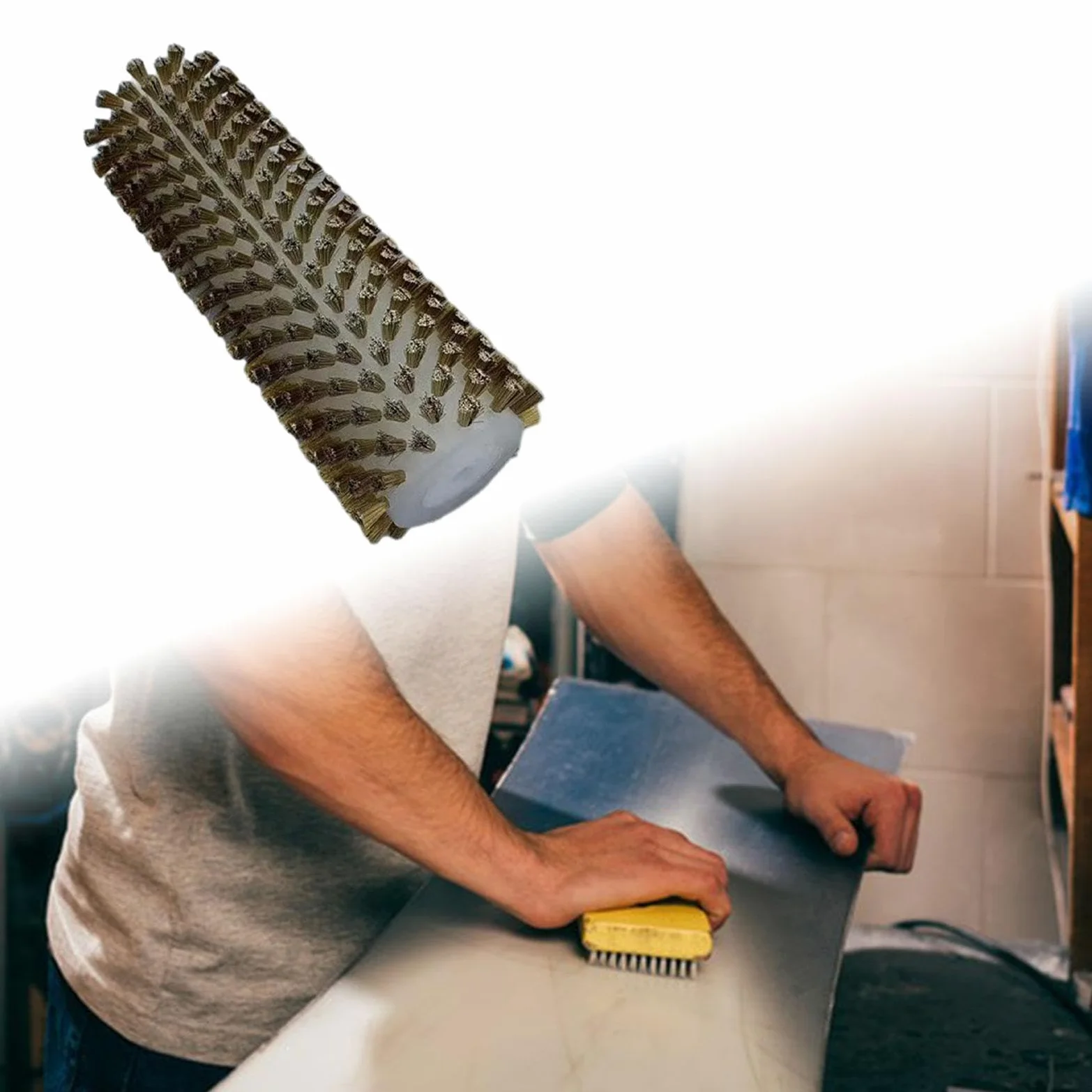 Rouleau de fartage | ski souhaitant entretenir efficacement leur équipement. Brosse rotative. Planche à farter électrique. Fil de nylon et de