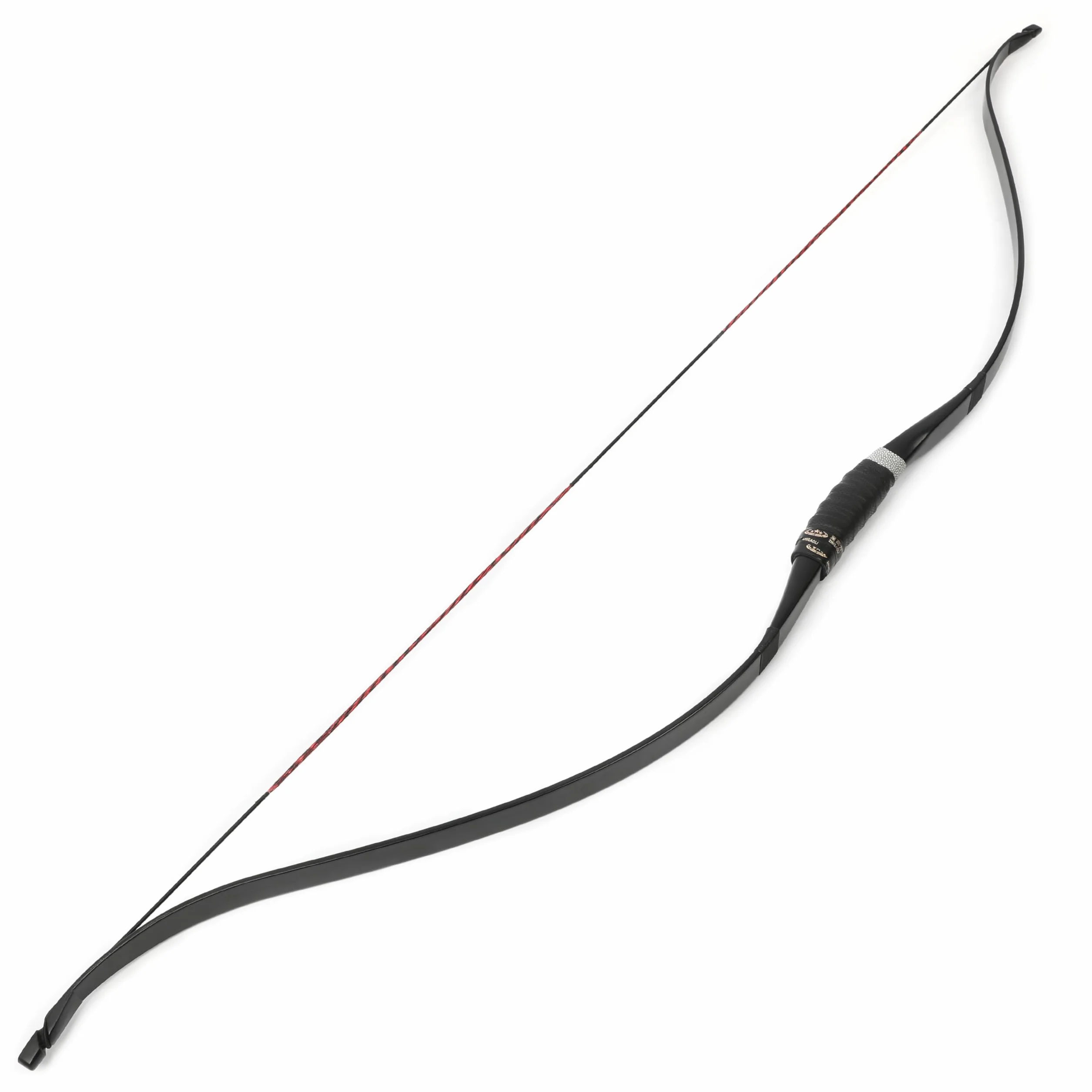 Recurve Longbow 51" Arc Traditionnel de Chasse Set d'arc et de flèches 30 lb