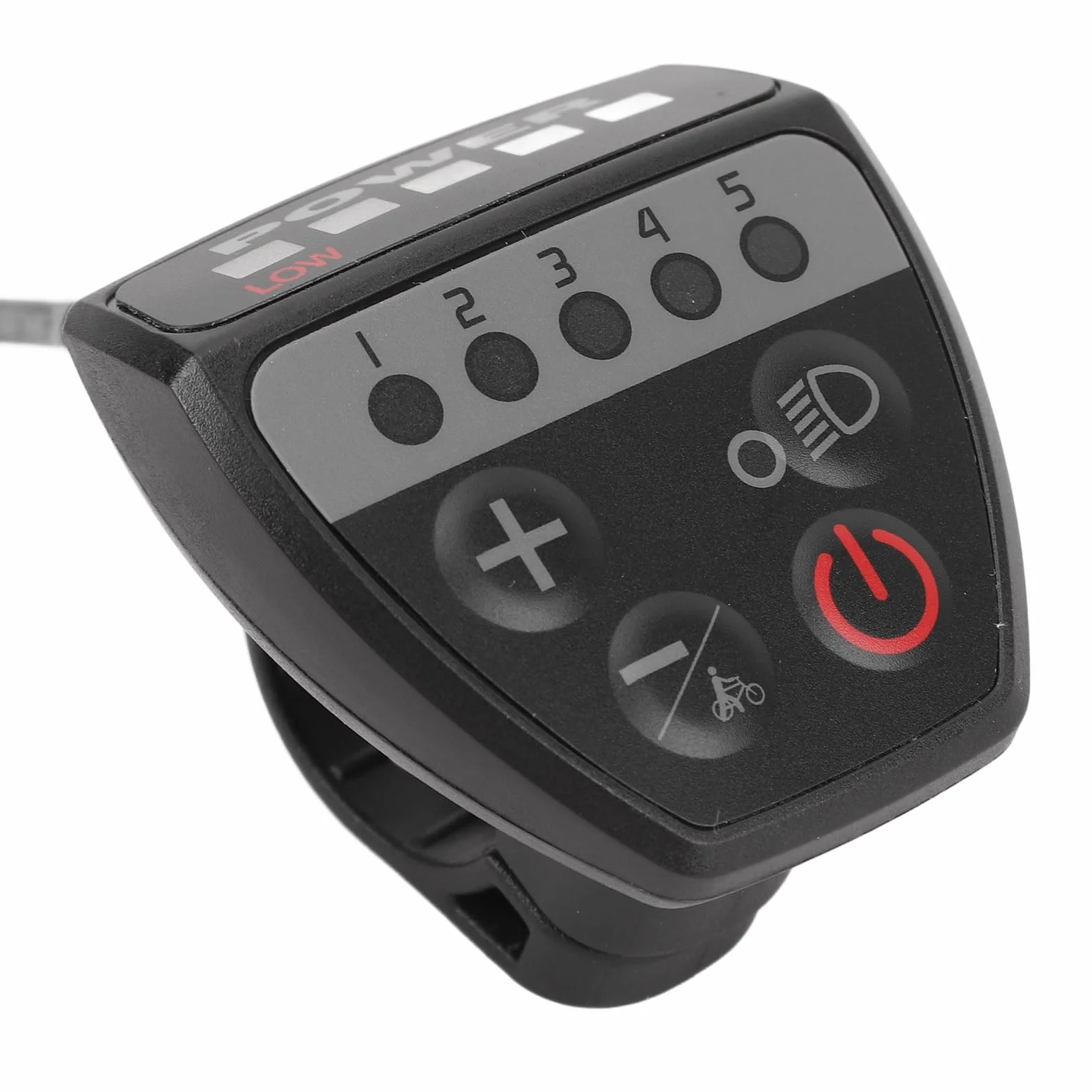 Tbest Contrôleur de Vélo Électrique 24V 36V 48V 5 Broches Résistant à l'Eau