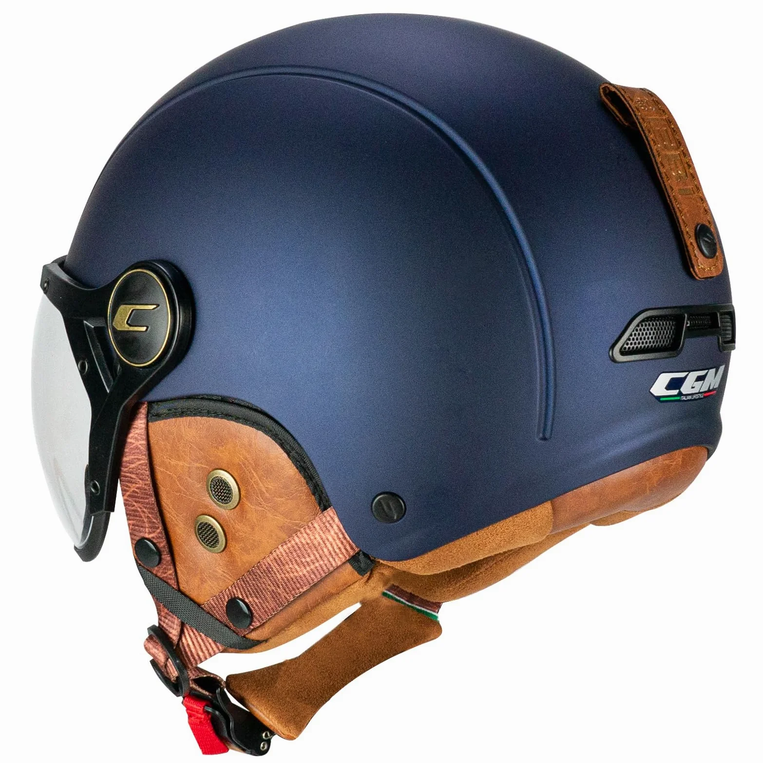 CGM EBI Casque de Ski Unisexe pour Adulte, Bleu Satin, XXL (61 cm)