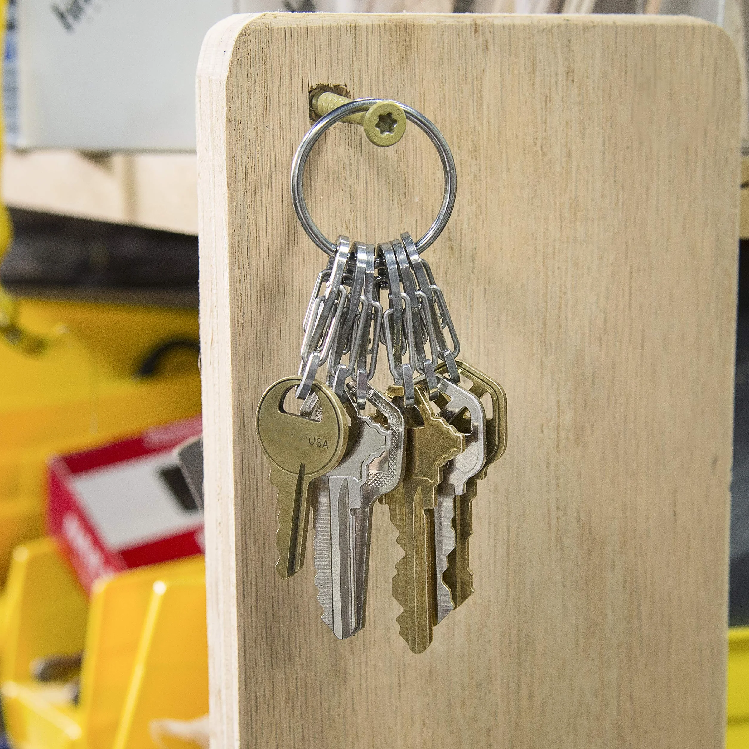 Nite IZE Key Ring Key Chain Carabiner Snap Hook Organiser