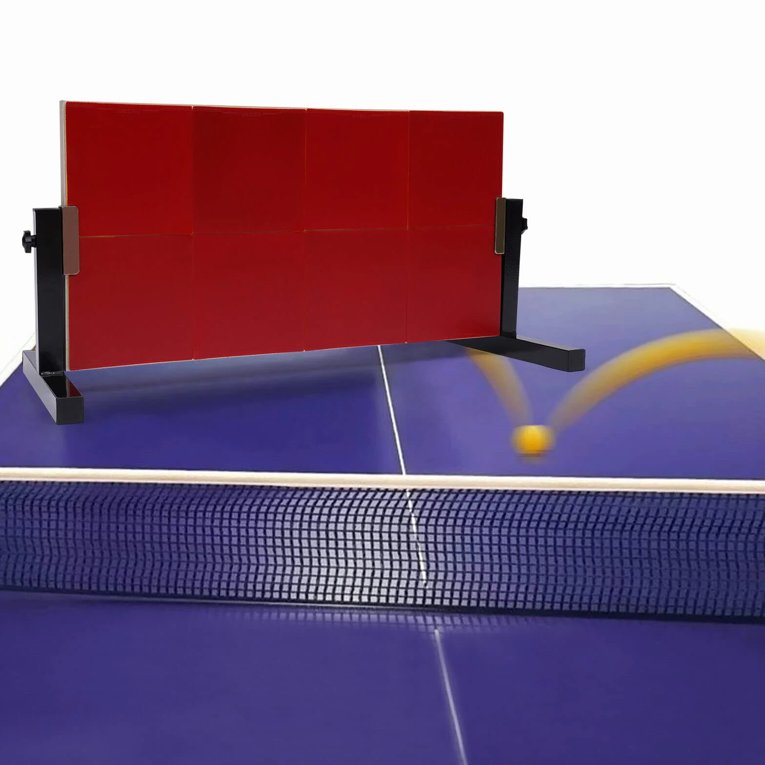 Planche de retour pour tennis de table Pro Return Planche de retour Appareil d'entraînement Ping Pong Sparring Rebound Board pour l'intérieur et l'auto-entraînement Table de tennis de table Countertop