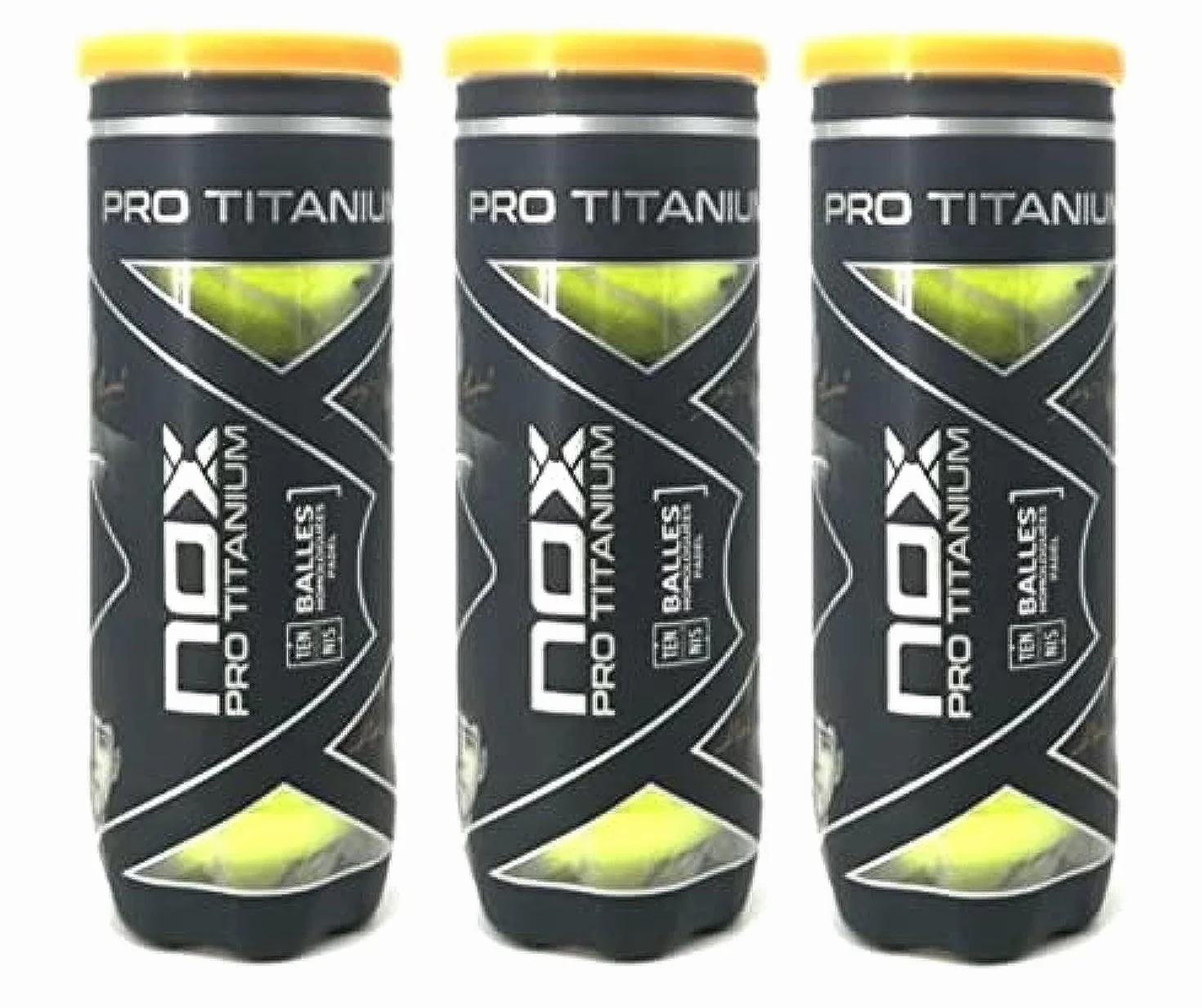 AND TREND Nox Pro Titanium Lot de 9 balles de padel 3 mm