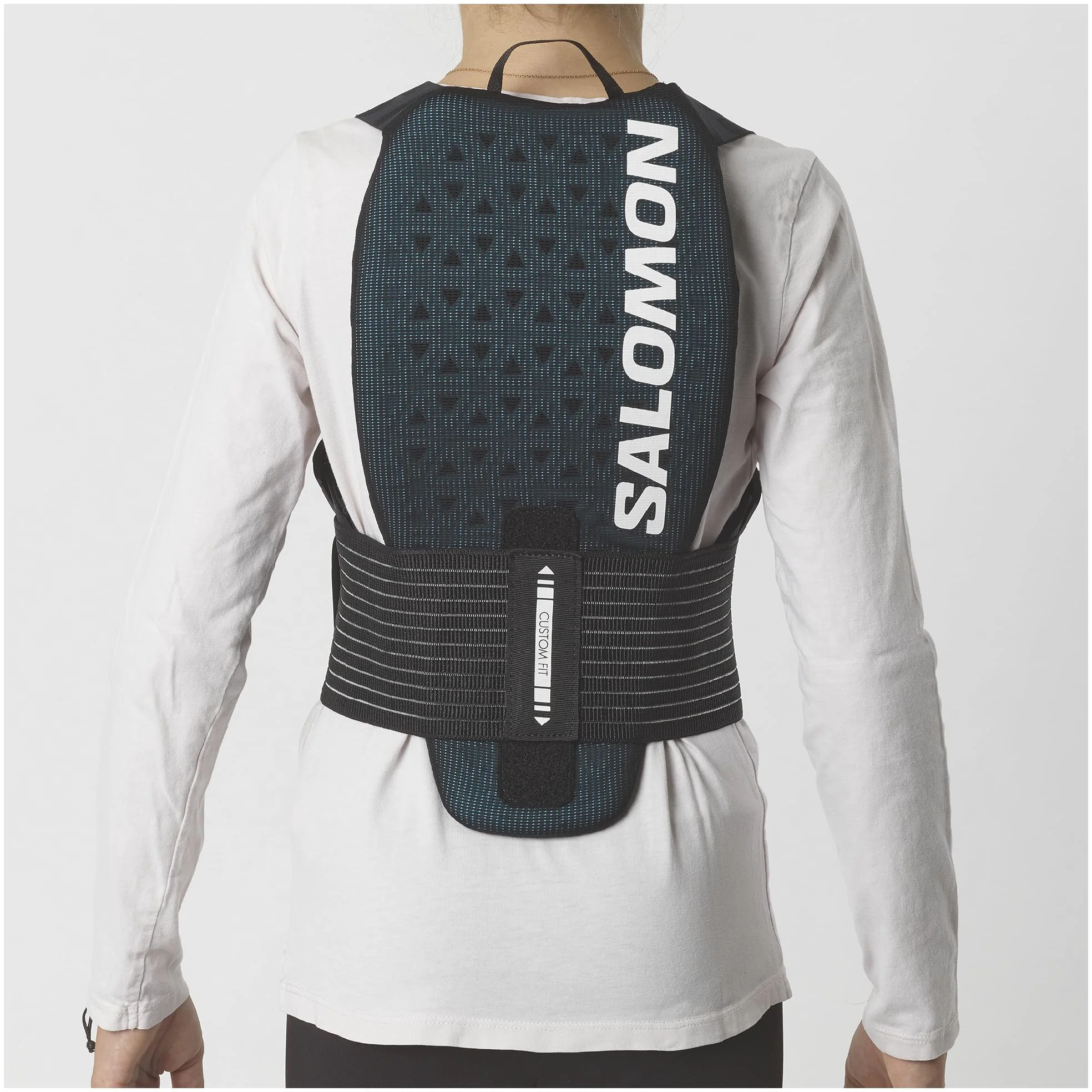 Salomon Flexcell Protection Dorsale Ski Snowboard pour Enfant, Protection Réglable, Respirabilité et Ajustement Facile