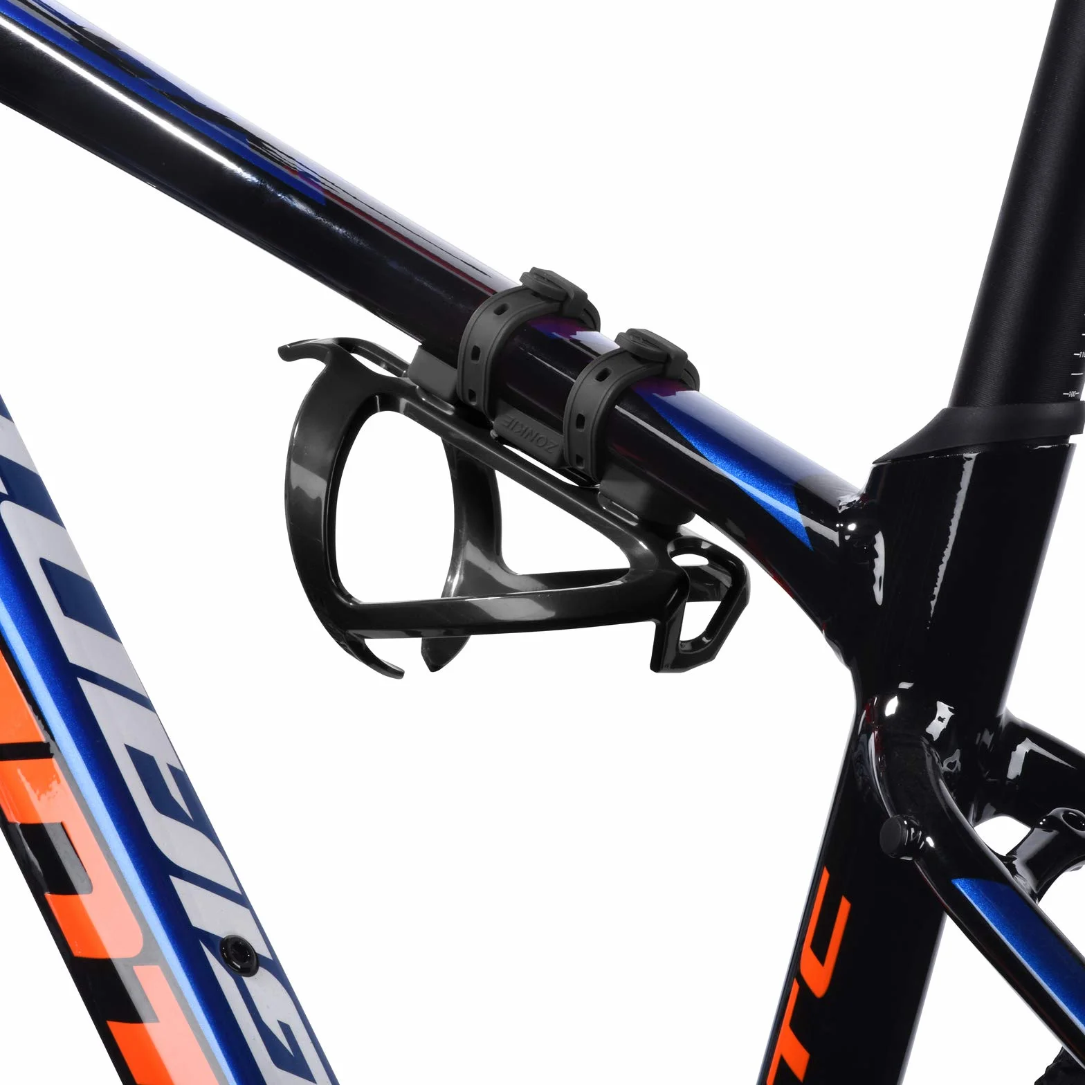Porte-Bouteille de vélo en Plastique avec Base de Montage Noir