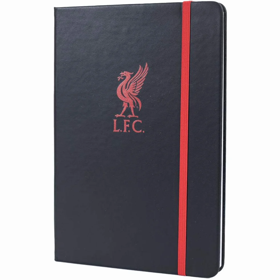 Liverpool FC - Cahier PREMIUM (Taille unique) (Noir/Rouge)