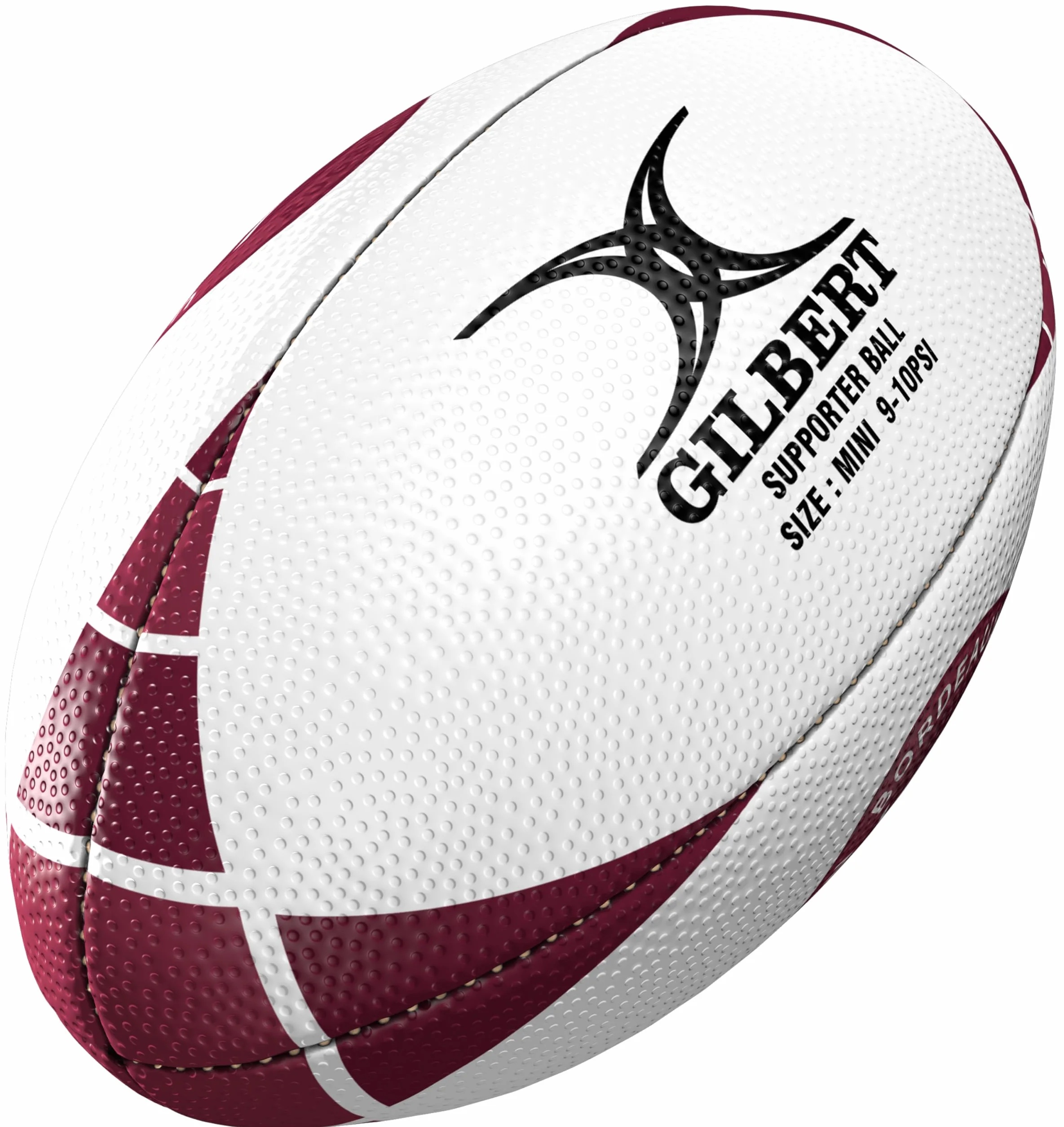 Gilbert Mini Ballon de Rugby UBB Bordeaux - Collection Officielle