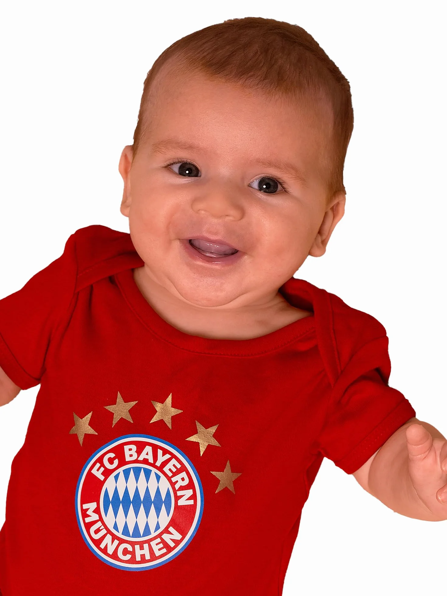 FC Bayern München Body Essential Bébé rouge rouge/bleu marine/rayé