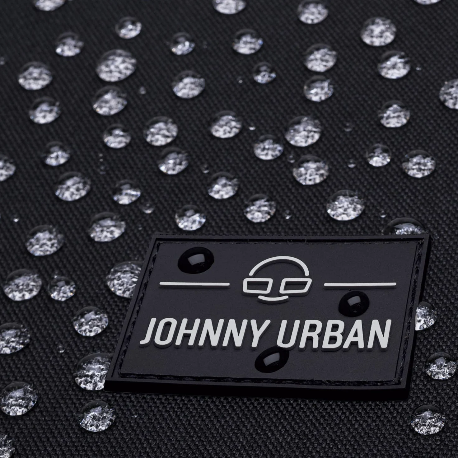 Johnny Urban Sacoche Vélo Noir - Jona Medium Bike - Sac à Dos Multifonctionnel 2 en 1 & Sacoche Arrière Bicyclette avec Compartiment pour Ordinateur Portable 14 Pouces - Hydrofuge