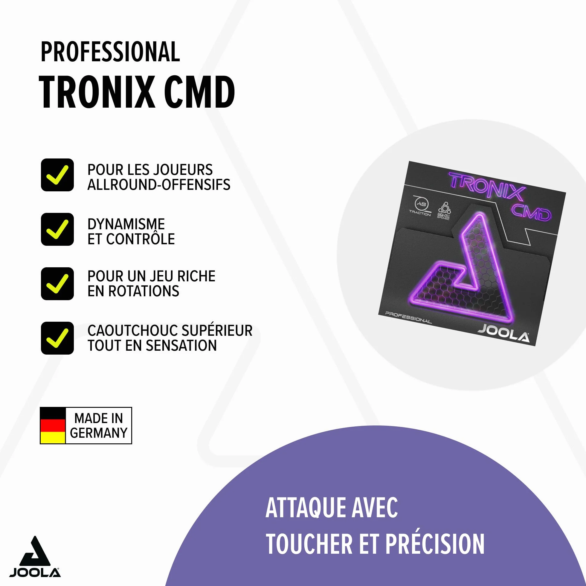 JOOLA Revêtement Tronix CMD