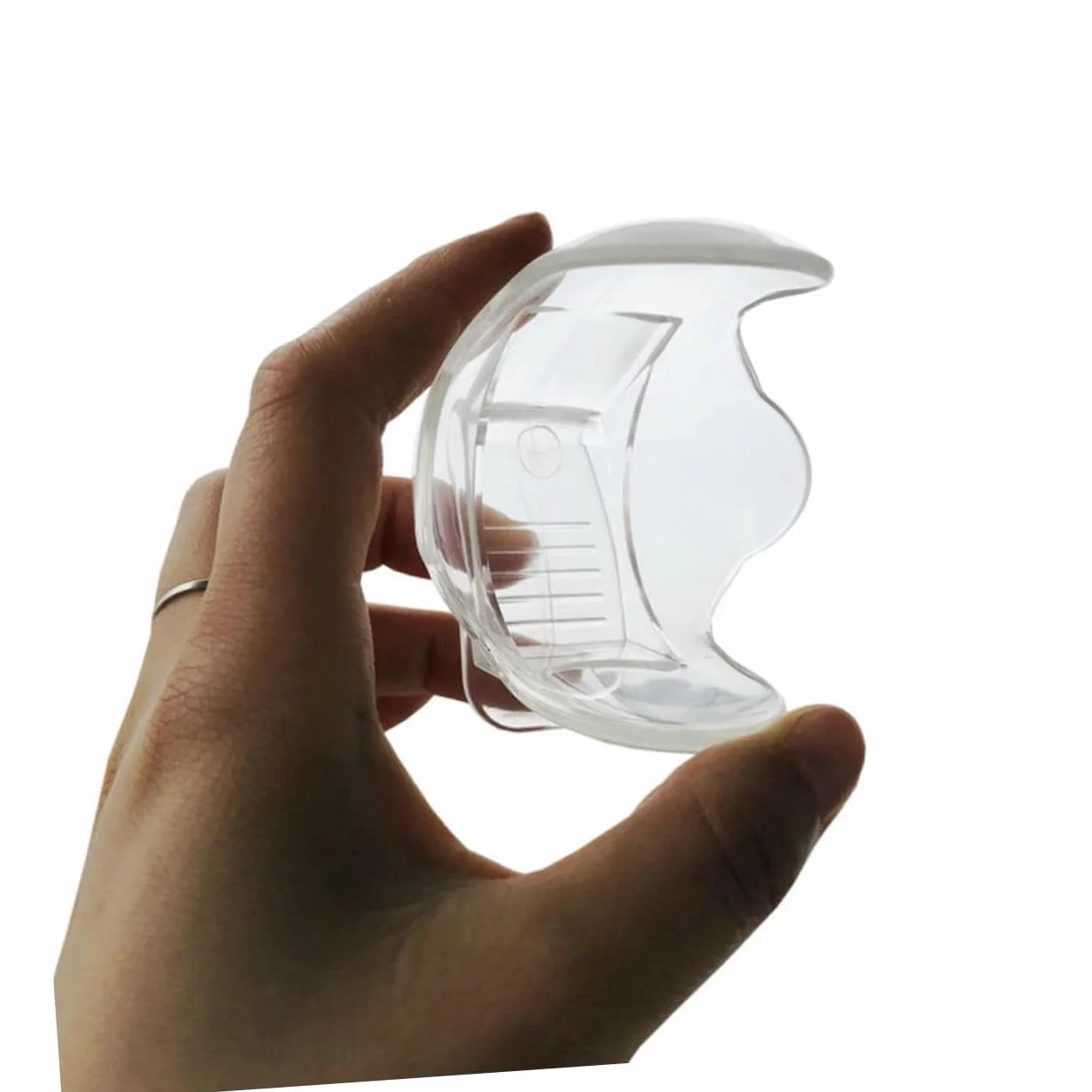 Alasum Porte-balles de Tennis Clip Ceinture Transparent en Abs Support Portable pour Balles Universelles