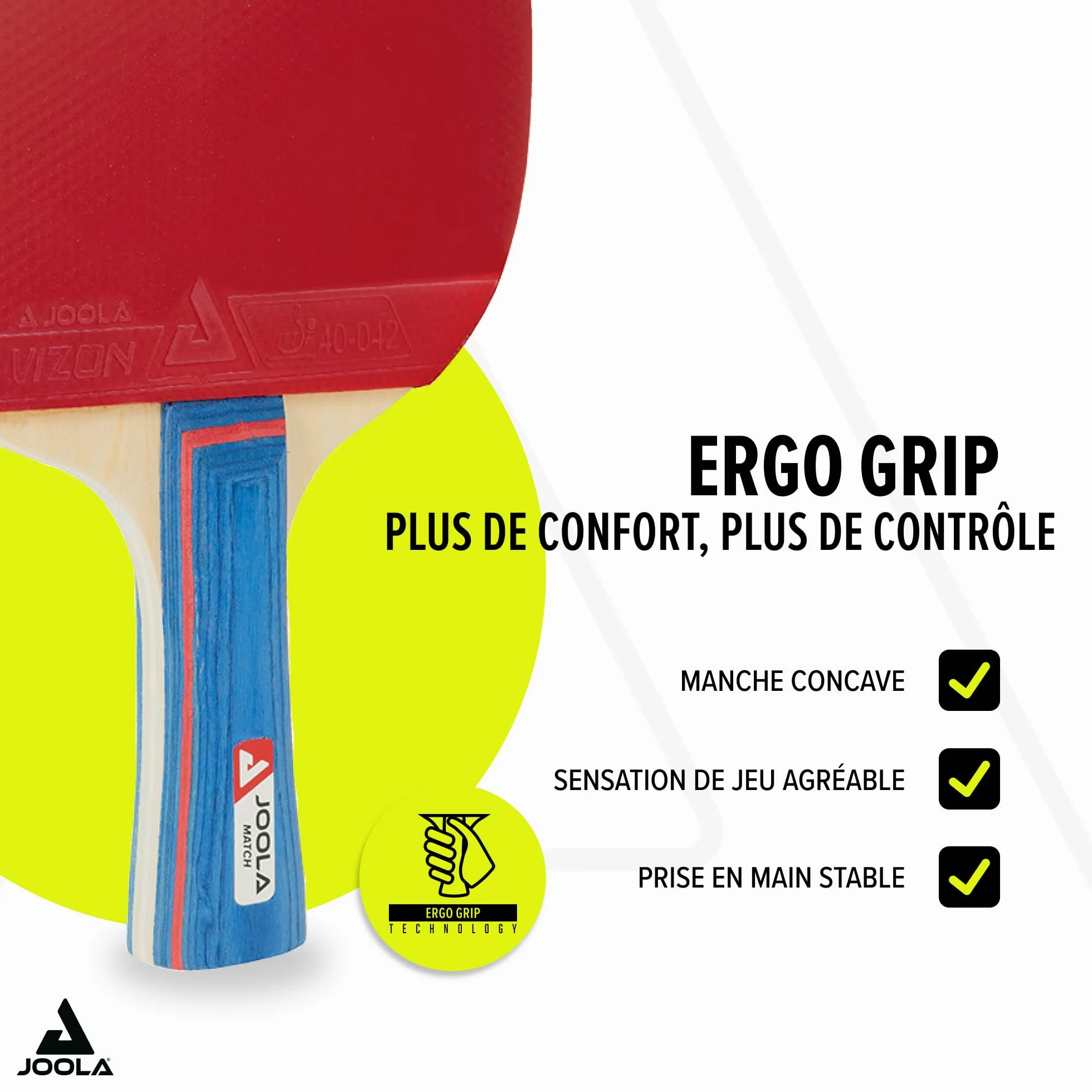 JOOLA Set de Ping-Pong 6 Pièces Duo - 2 Raquettes + 3 Balles + Housse, Homologué ITTF