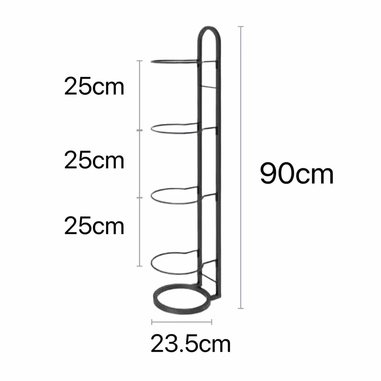 Metalowy Support Ballon Basket Amovible, Rangement Ballon Vertical