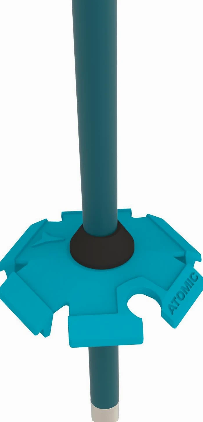 ATOMIC Redster X SQS Bâtons de ski légers et stables avec poignée ergonomique Turquoise Taille 135