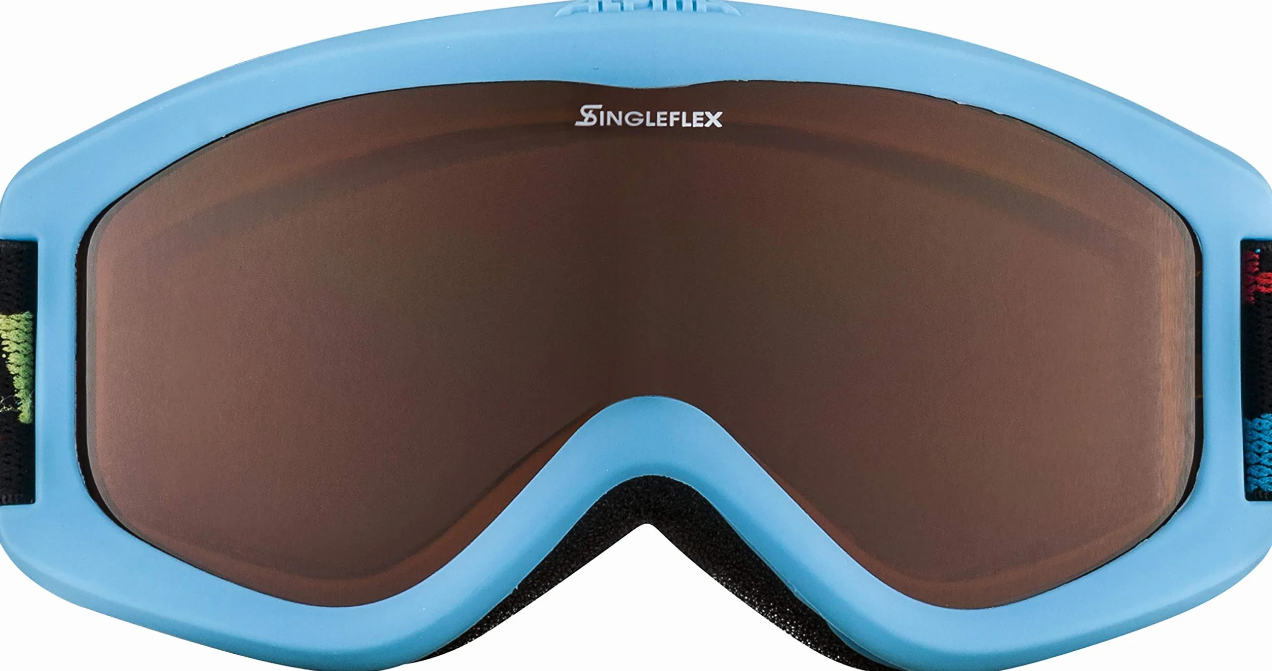 ALPINA CARVY 2.0 Masque de ski antibuée pour enfants protection UV robuste incassable