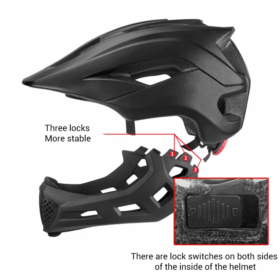 Casque Intégral VTT Adulte Hors Route Moto Cross Unisexe Gris