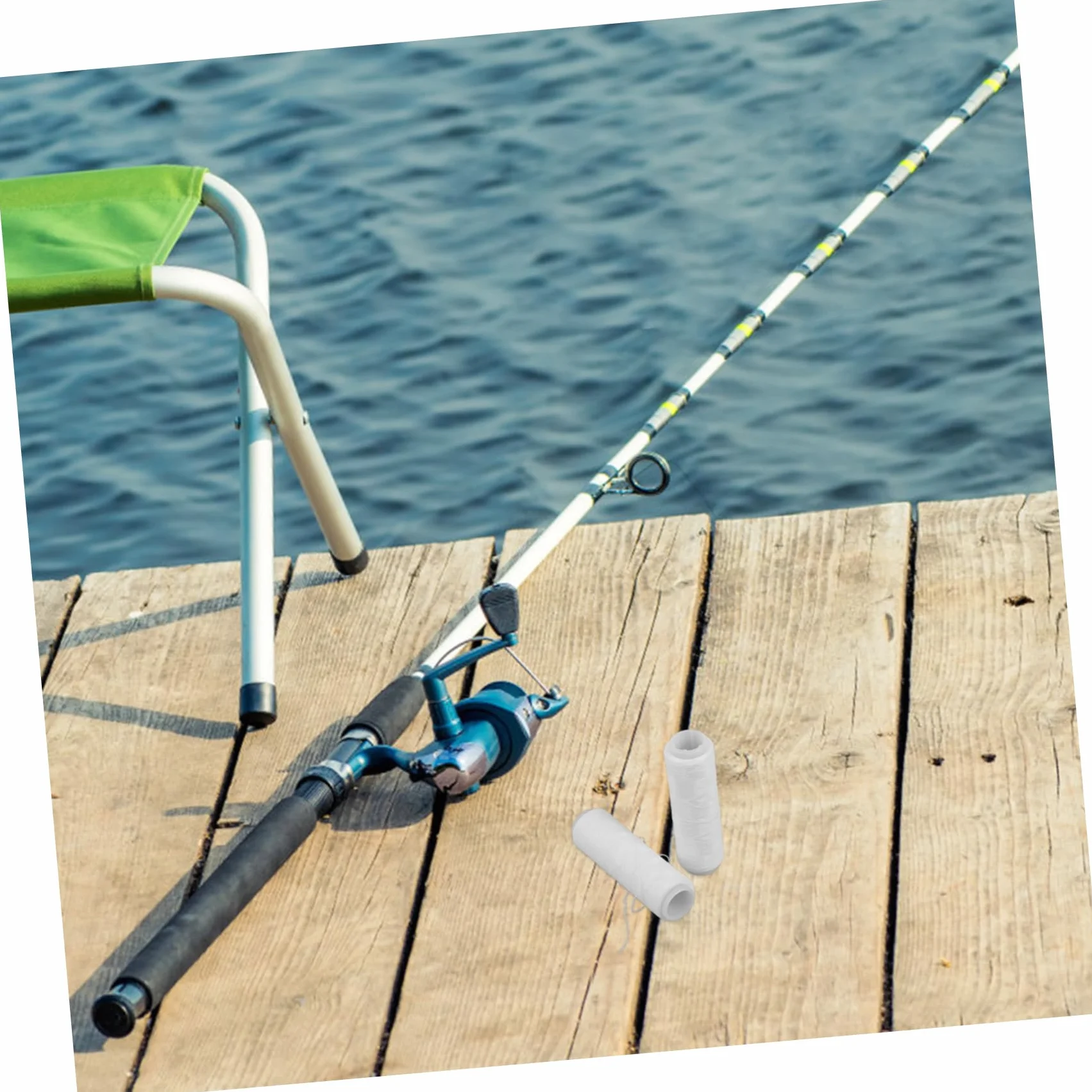 BESTonZON Fil Élastique Invisible en Nylon pour Pêche, 2pcs, Résistant Difficile à Mordre
