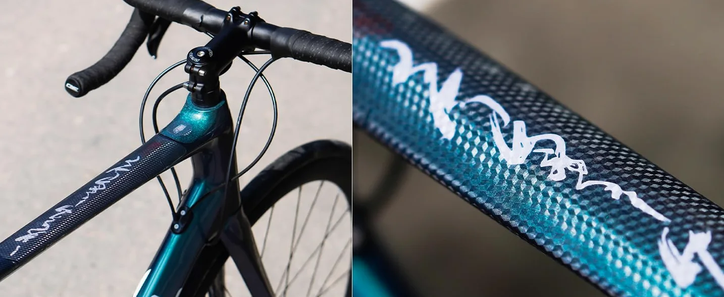 Chooee Lot de 20 autocollants de protection pour cadre de vélo de route/gravier, pour tubes supérieurs et inférieurs, fourche supérieure et inférieure arrière, noir/transparent