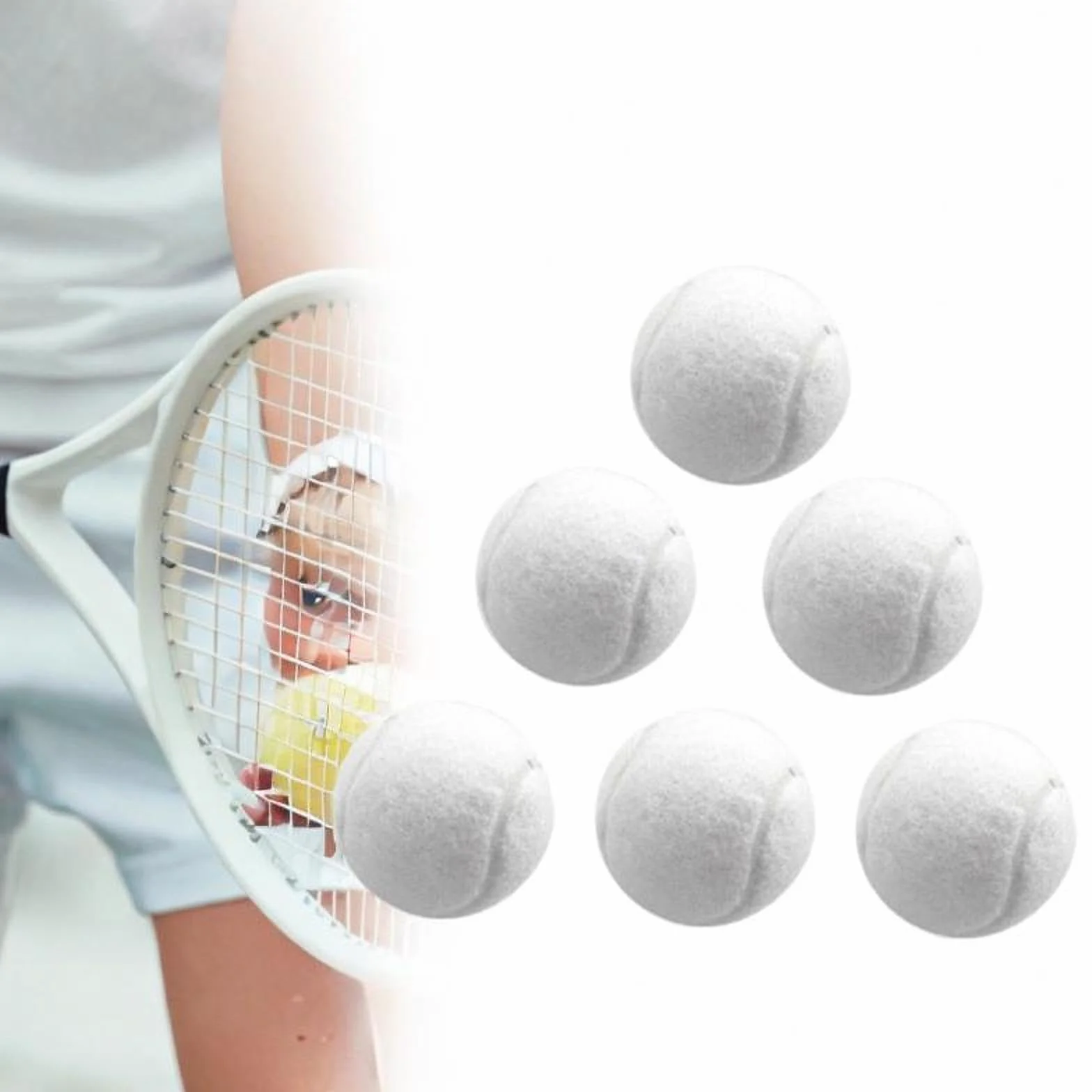 LOVIVER Ensemble de Balles de Tennis Durables pour Entraînement