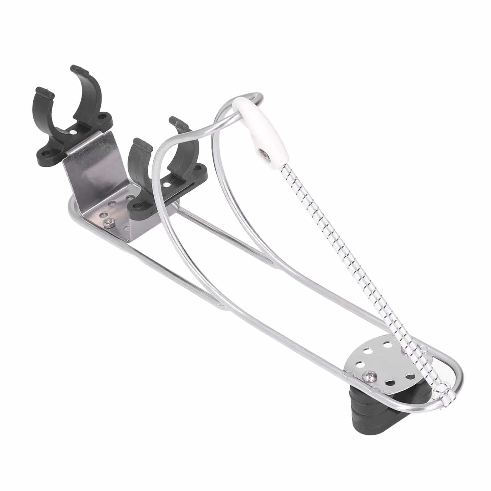 Porte-bague de Natation, Support en Fer à Cheval pour Bouées de Sauvetage, Support de Bouée de Sauvetage Marine pour Bateau Sélection D'angle Arbitraire Petit Volume Installation Facile Raccords de Qu