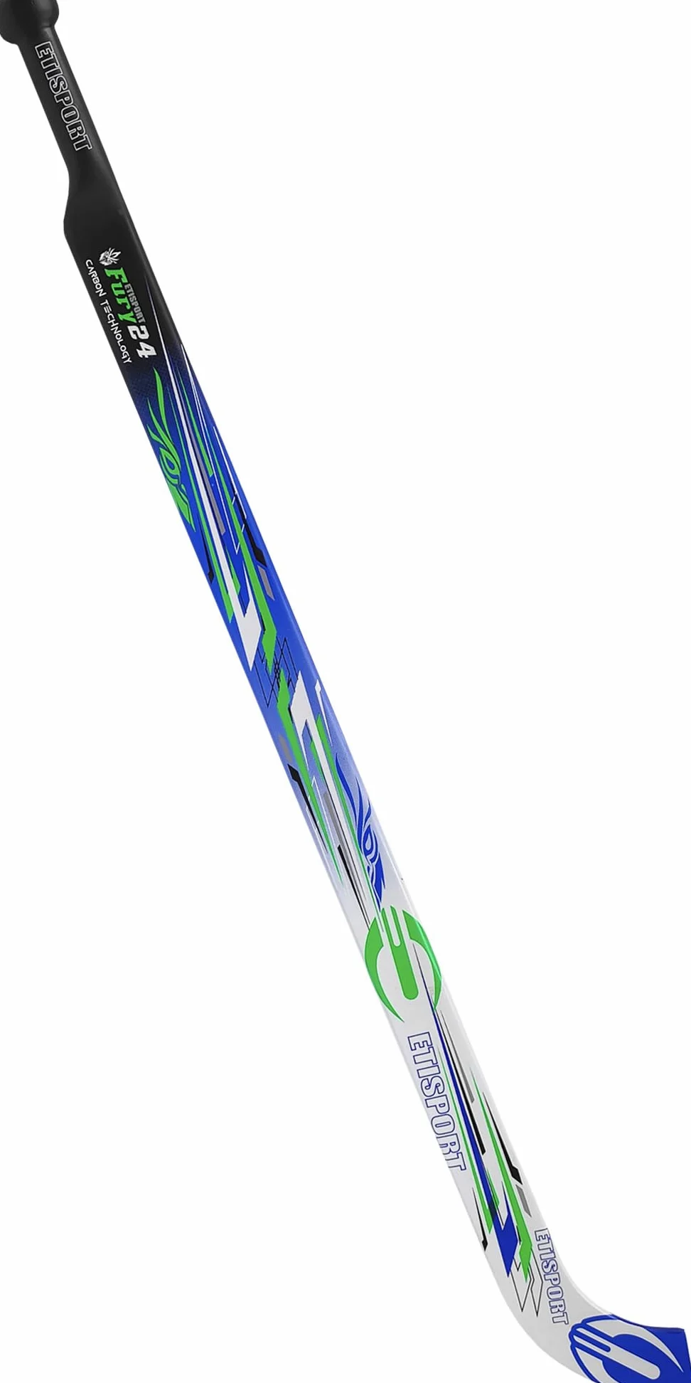Crosse de Gardien de But Long de Rink Hockey 2K24. 100% Fibre, très léger et équilibré. Raquette Fine à Usage Professionnel